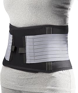 Champion Sacro Brace, Low-Back, Abdominal, Lightweight Support, Black, Large