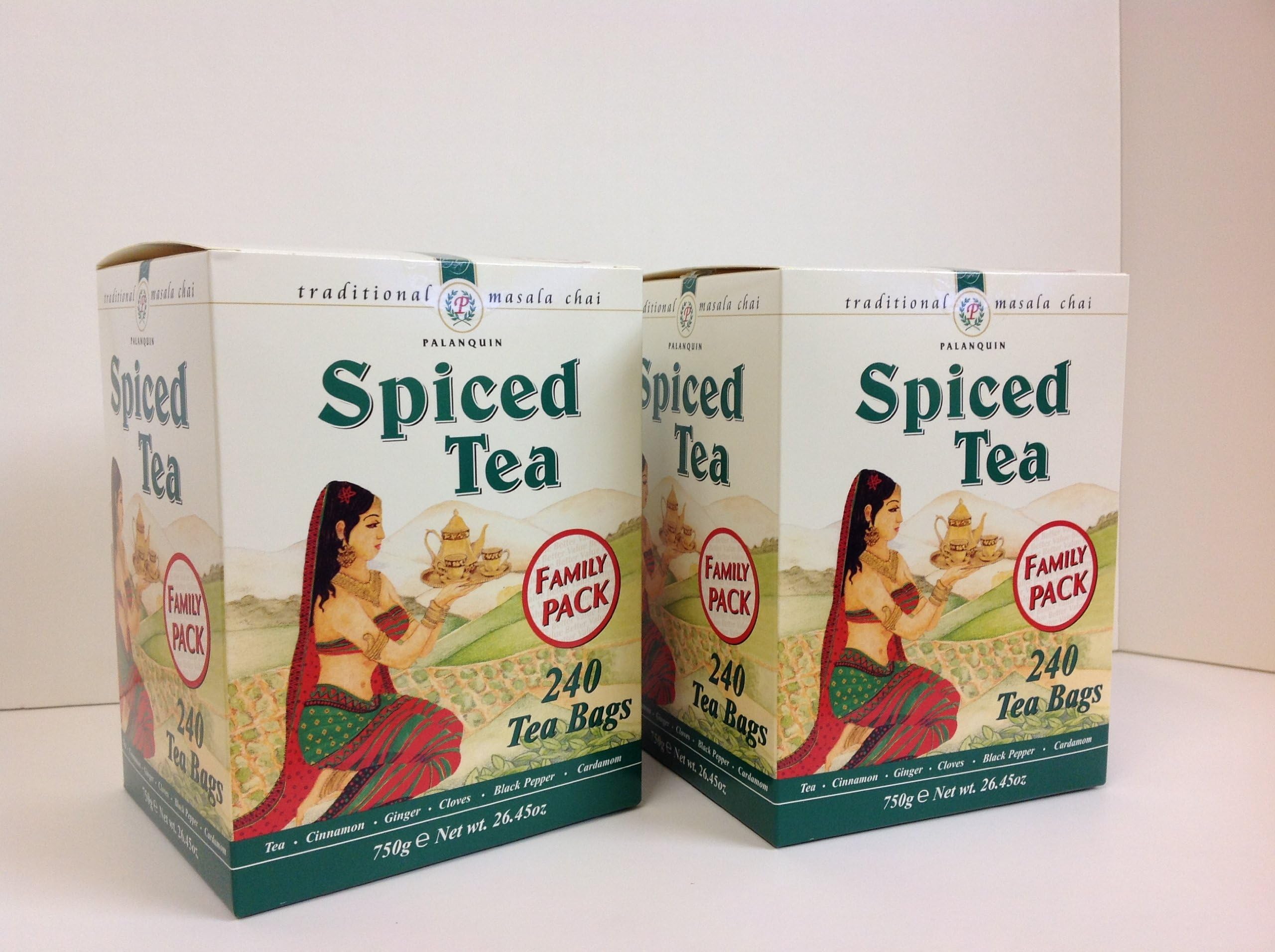 Masala Chai Spiced Tea Catering 480 Tea Bags (240 x 2 Boxes)
