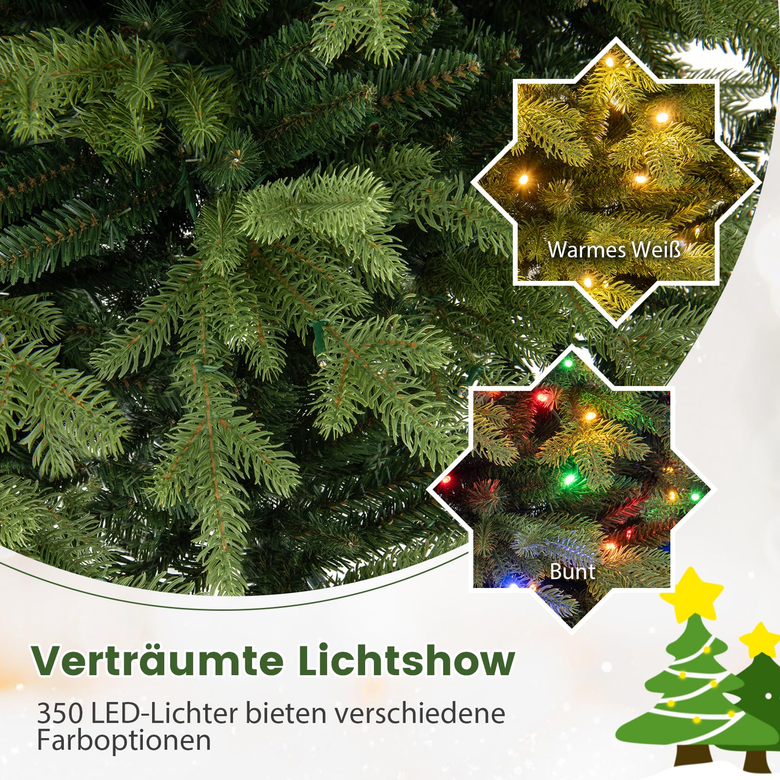 Christmas Verlichte Dennenboom, 13,5x11x31,5 cm - NETHERLANDS