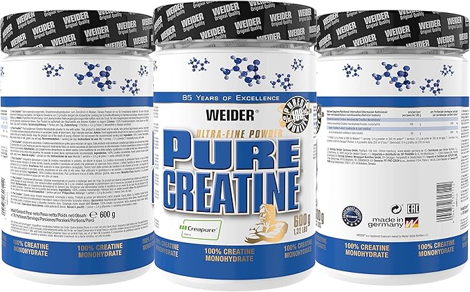 Weider Pure High Quality Creatine Monohydrate Powder Non Flavoured Buidling Repair Muscle 600 G Amazon Co Uk Health Personal Care