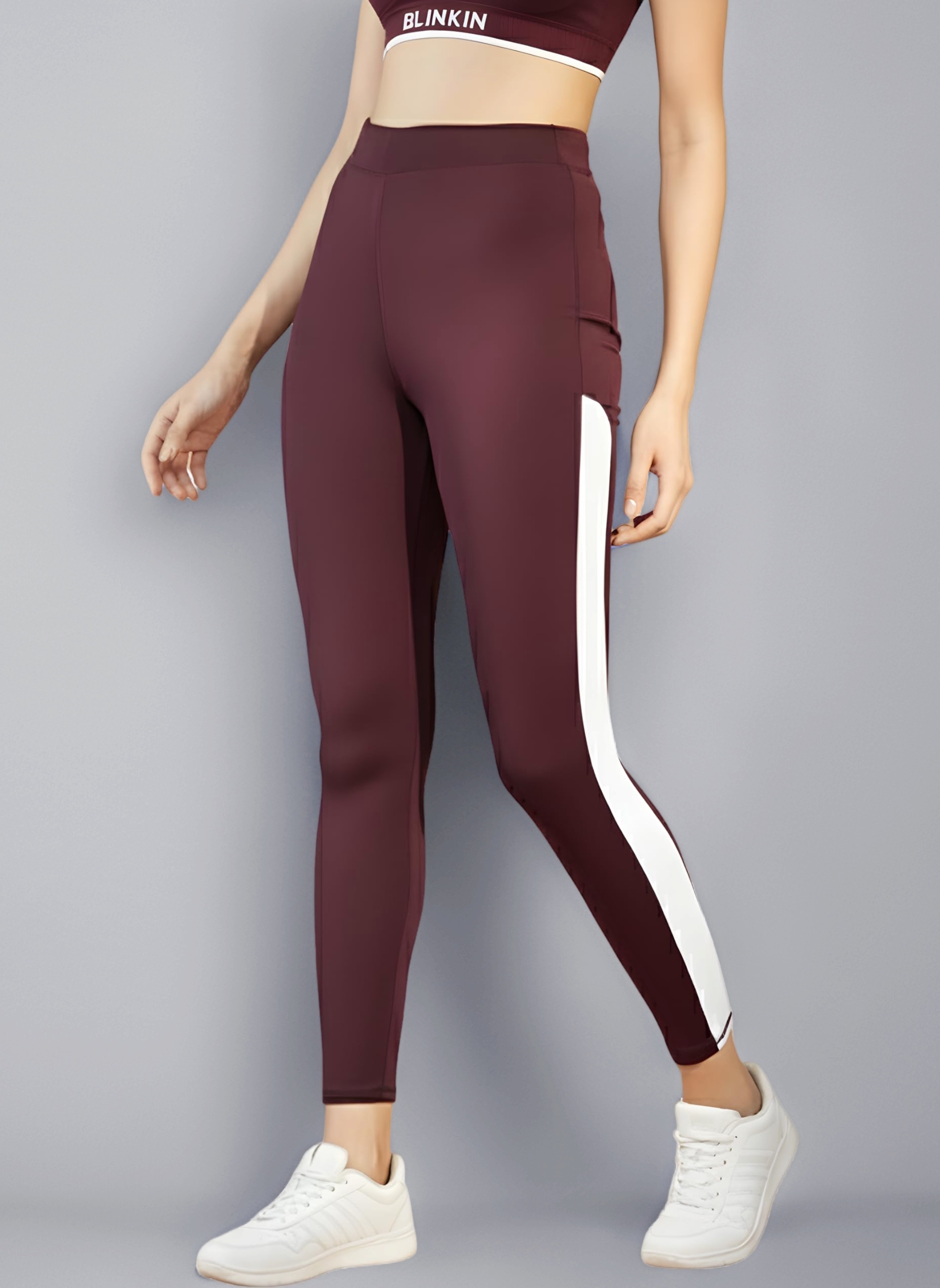 BLINKIN Women's Stretch Fit Mid Rise Pants