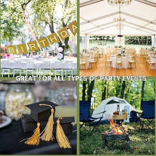 Miniatura 2 de Juego de 300 platos de papel compostables  Platos biodegradables resistentes, cuencos y cubiertos  Ideal para fiestas, bodas, pícnics, camping,