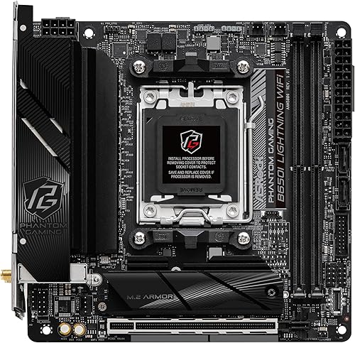 Miniatura 2 de ASRock B650I LIGHTNING WIFI AM5 Ryzen 7000 AMD B650 SATA 6Gbs Mini-ITX s DDR5