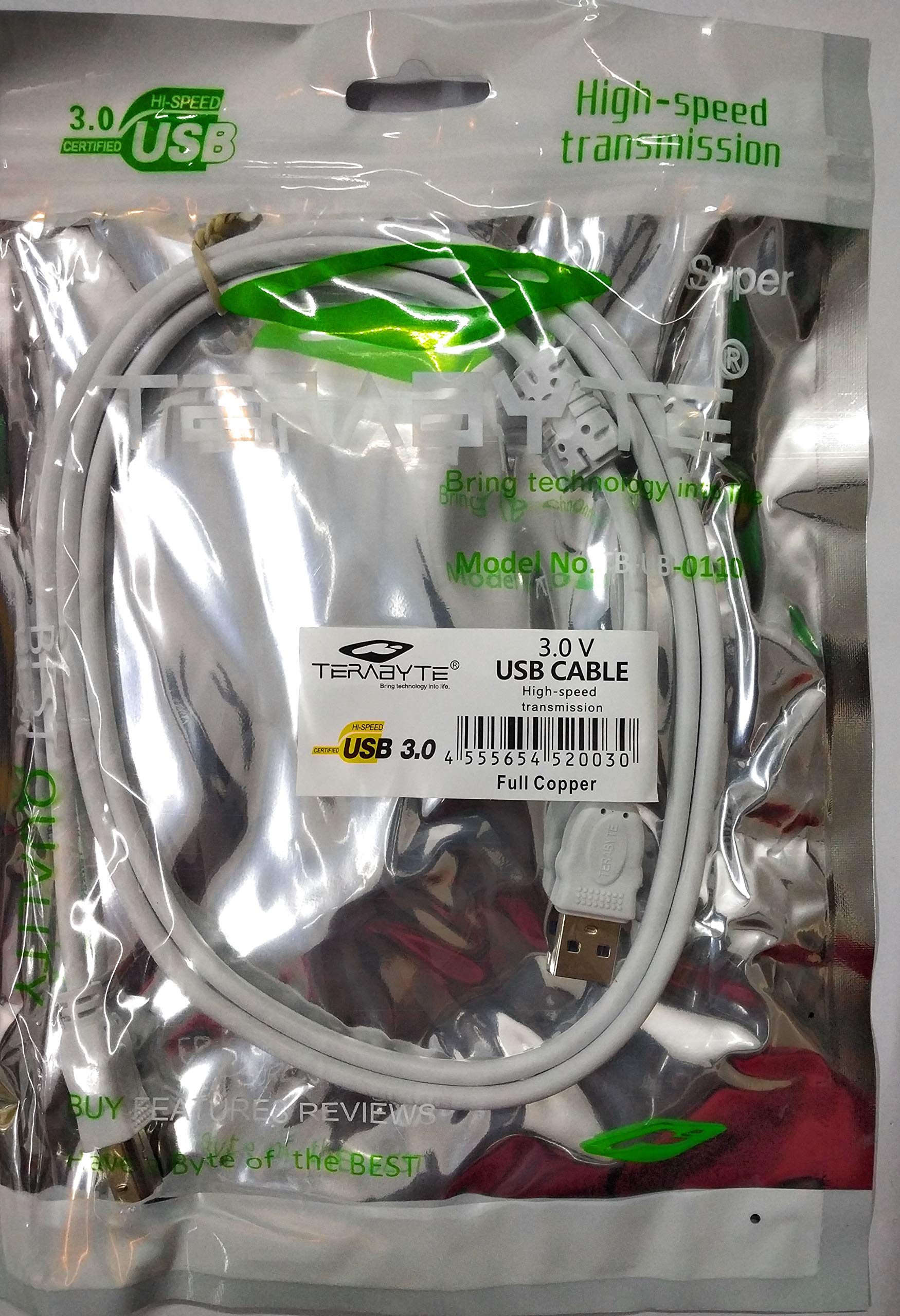 Terabyte USB Printer Cable(Highspeed)1.5 Meter - 3.0 FULL COPPER (3M) (B0763YL93Q) Amazon Price History, Amazon Price Tracker