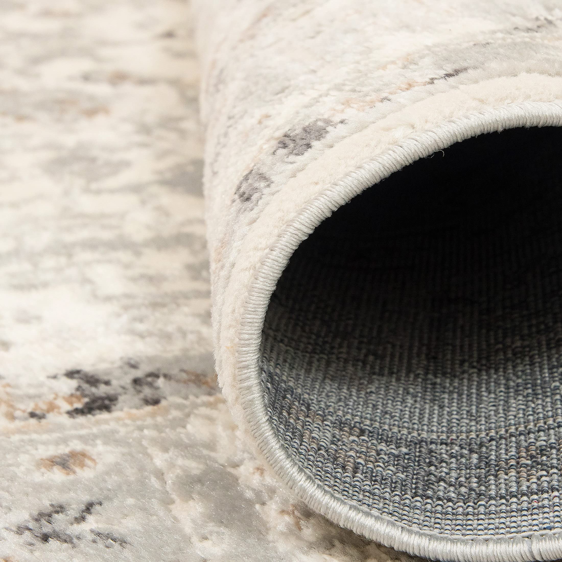 Carpeto Rugs Vloerkleed Moderne - Tapijten Modern Patroon - Tapijt Kortstondig Pooltje - Tapijt Woonkamer, Slaapkamer - OEKO-TEX Carpet - Rug 200x300 cm - Donker Grijs