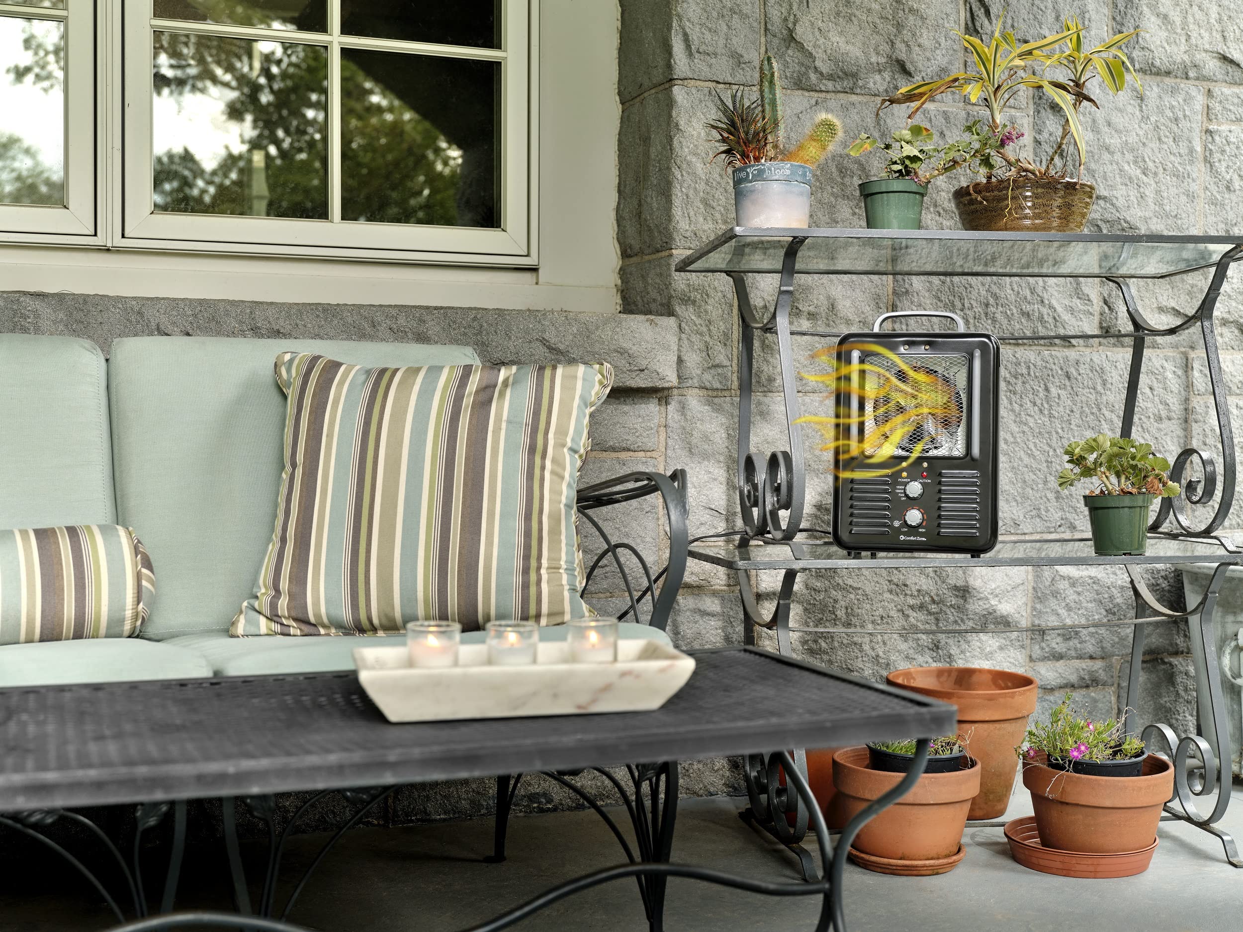 Comfort Zone Metal 5120 BTU Deluxe Milkhouse Utility Heater with Steel Body  CZ798BK, Black : Amazon.ca: Home