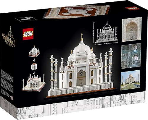 Miniatura 8 de LEGO Architecture Taj Mahal 21056 - Juego de construcción, colección de puntos de referencia, modelo de exhibición, idea de regalo coleccionable