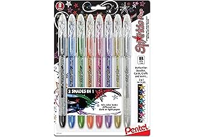 Pentel Sparkle Pop Metallic Gel Pens: Shimmering Colors for Brilliant Writing