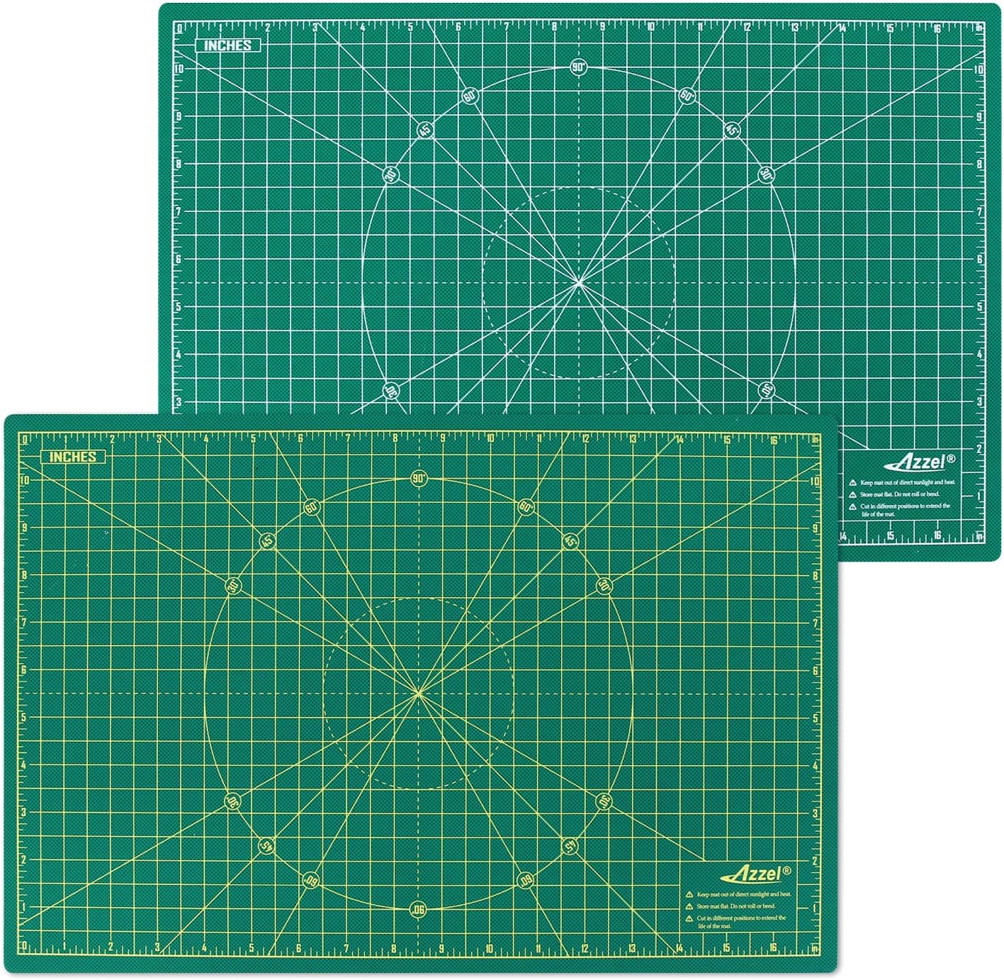 Self Healing Rotary Cutting Mat 12" x 18" INCH Double Sided Perfect for Crafts, Quilting, Sewing, Scrapbooking A3