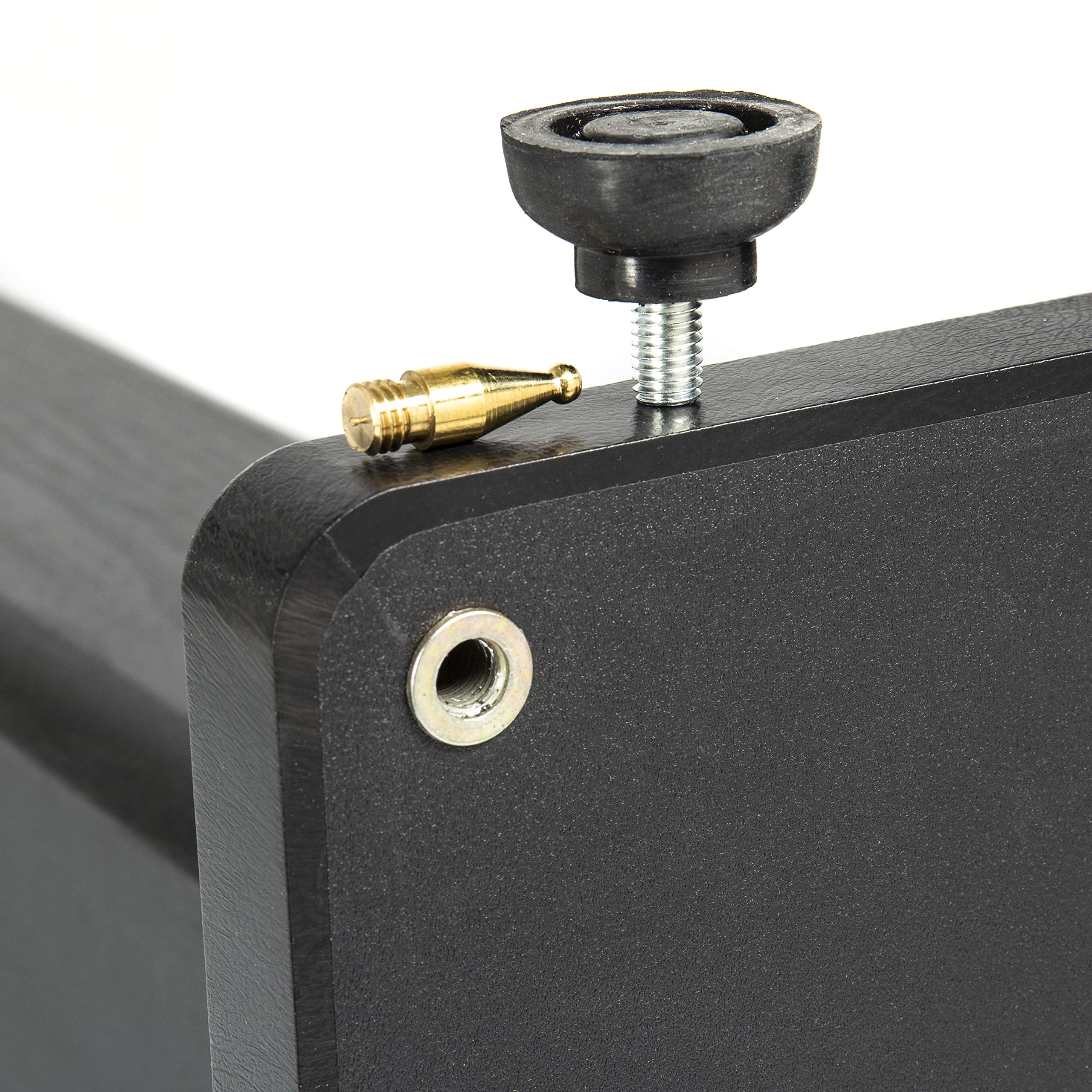 DB 060 Monitorständer, Eleganter Holzständer, Geeignet für 5-8" Lautsprecher, 90cm Höhe, Inklusive 2 Oberplatten, 2 Schraubfüße aus Gummi und Messing