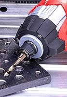 Vista 5 de NordWolf Broca rechoncha de cobalto M35 de 1/2 pulgada para acero inoxidable y metales duros, con vástago hexagonal de 1/4 pulgadas para mandriles