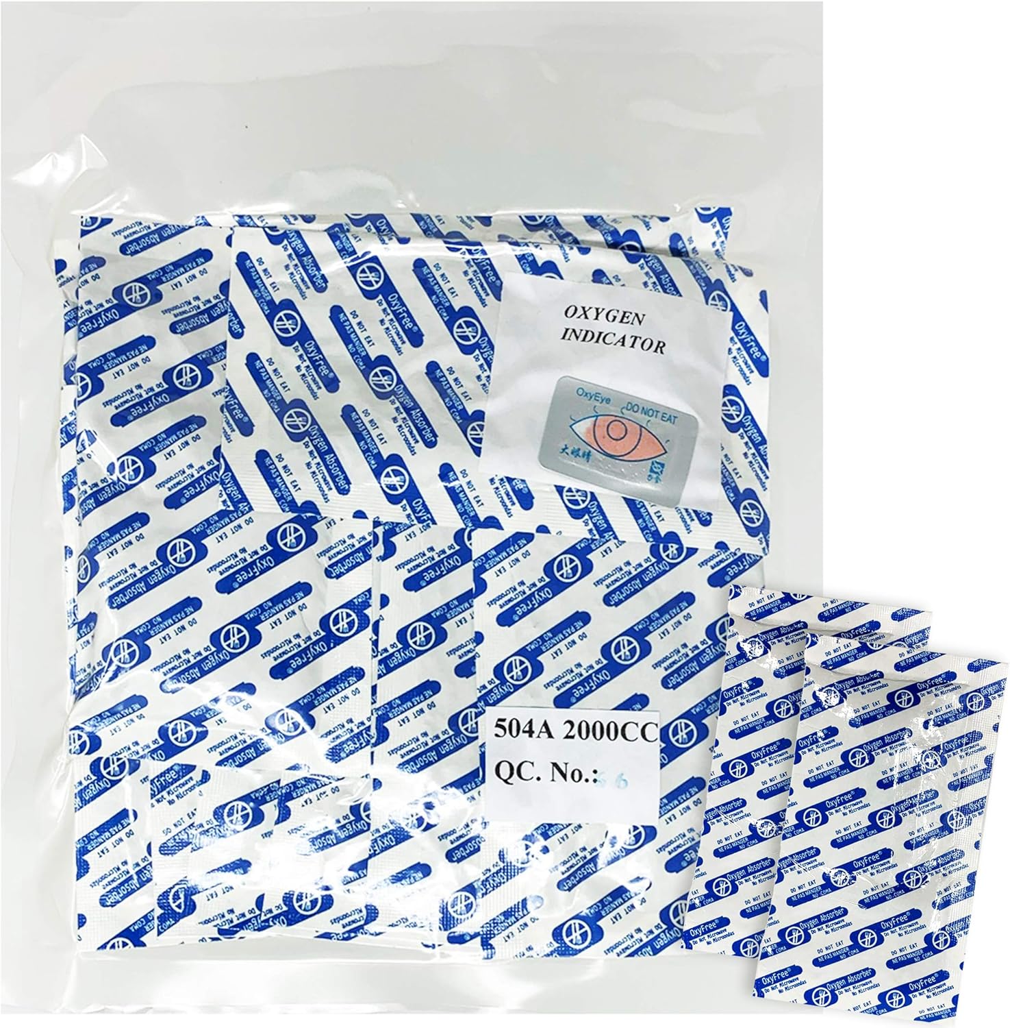 Oxygen Absorbers 2000cc for Mylar Bags or Vacuum Sealer Bag Food