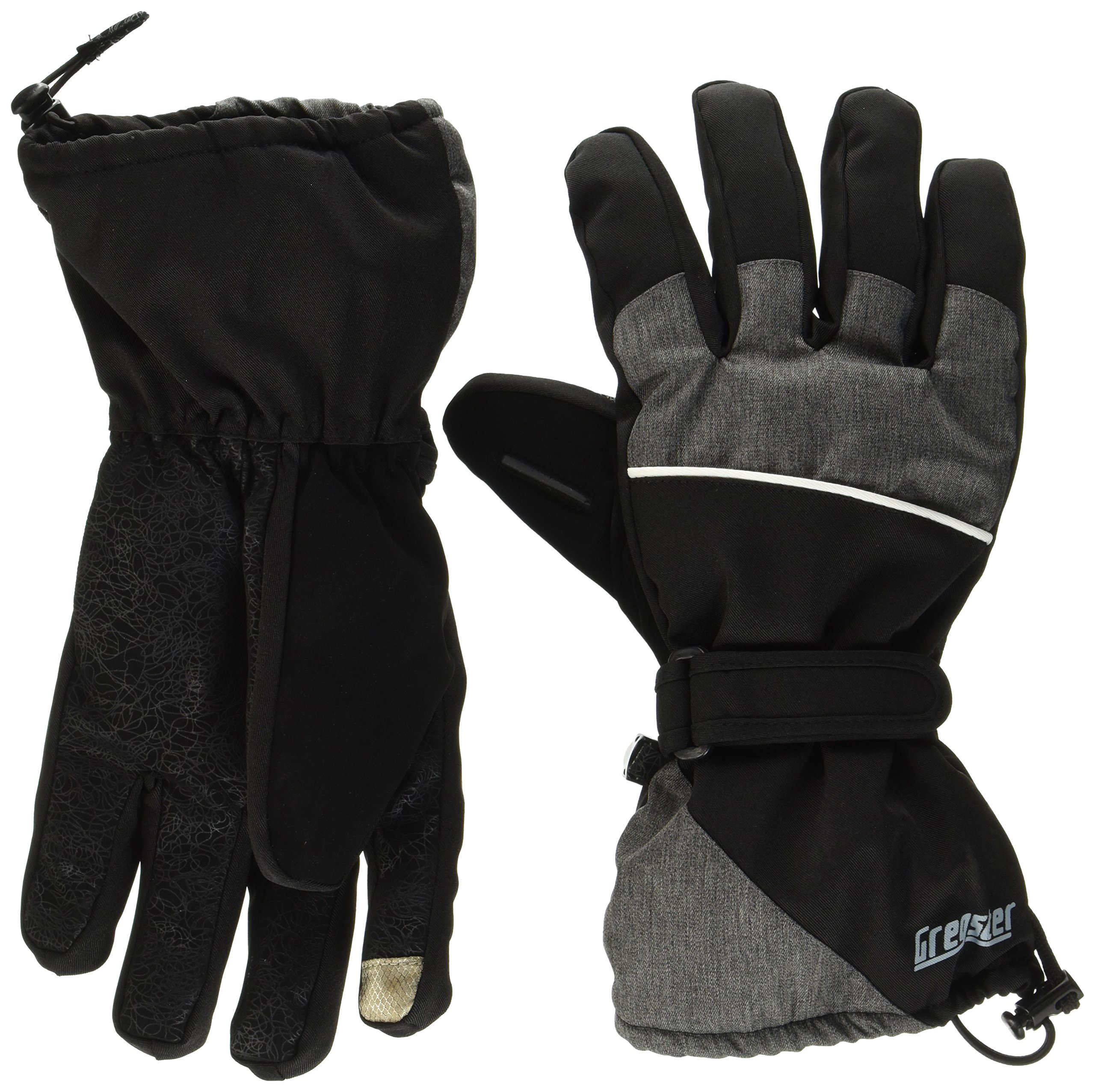 Gregster Premium Touchscreen Sports Gloves for Men with Thinsulate Thermal Insulation – For Skiing, Snowboarding, Hiking, Camping, Cycling