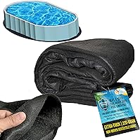 Vista 17 de U.S. Pool Supply Ground Shield - Almohadilla para revestimiento de piscina redonda de 12 pies de servicio pesado para piscinas sobre el suelo