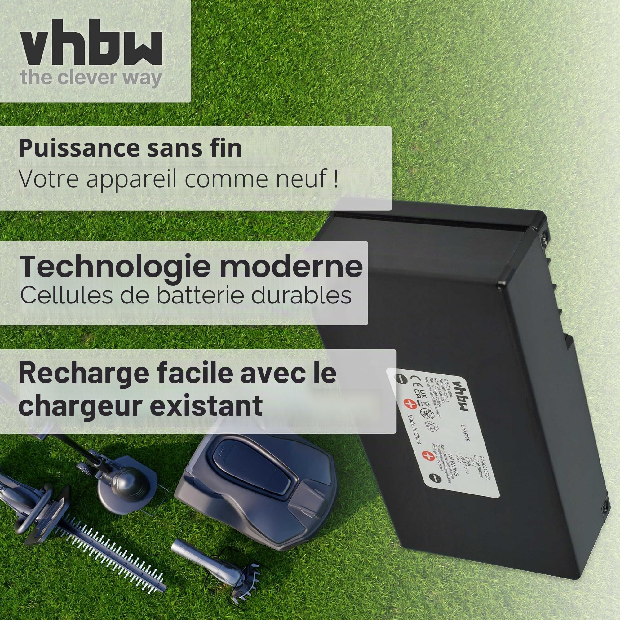 vhbw Batterie Compatible avec Stiga Autoclip 125