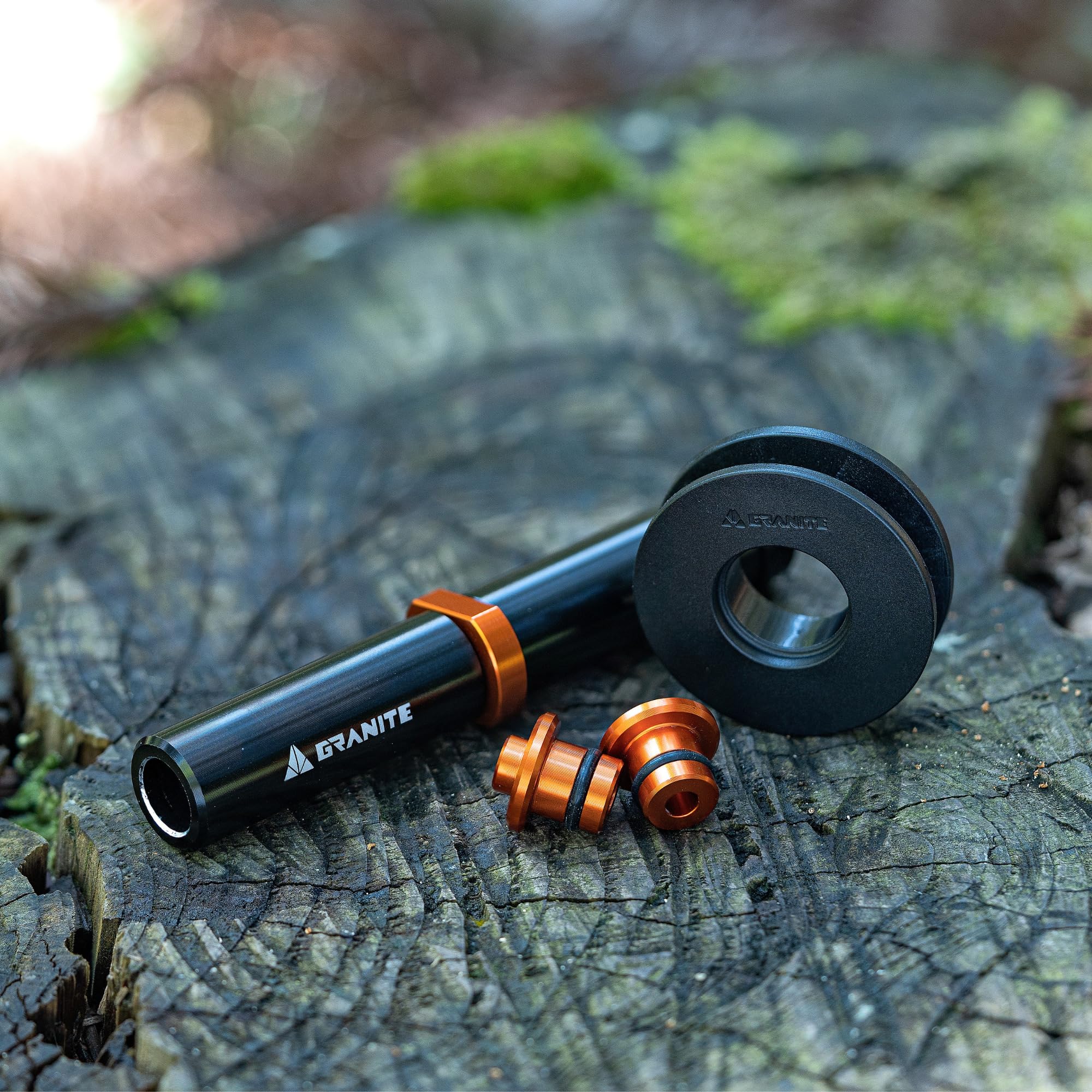 Granite ChainDock Moyeu Factice, Axe Traversant 12mm et Cadre QR