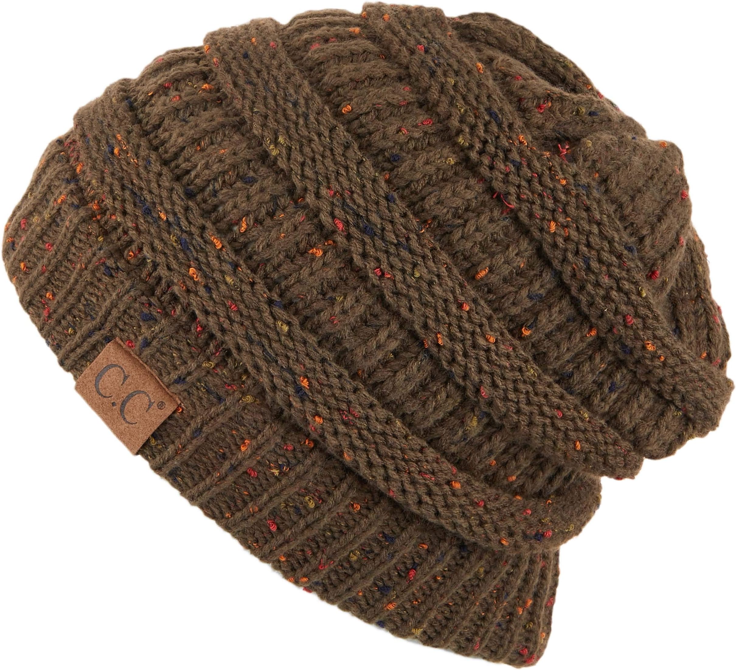 C.C Unisex Ribbed Confetti Knit Beanie (HAT-33)
