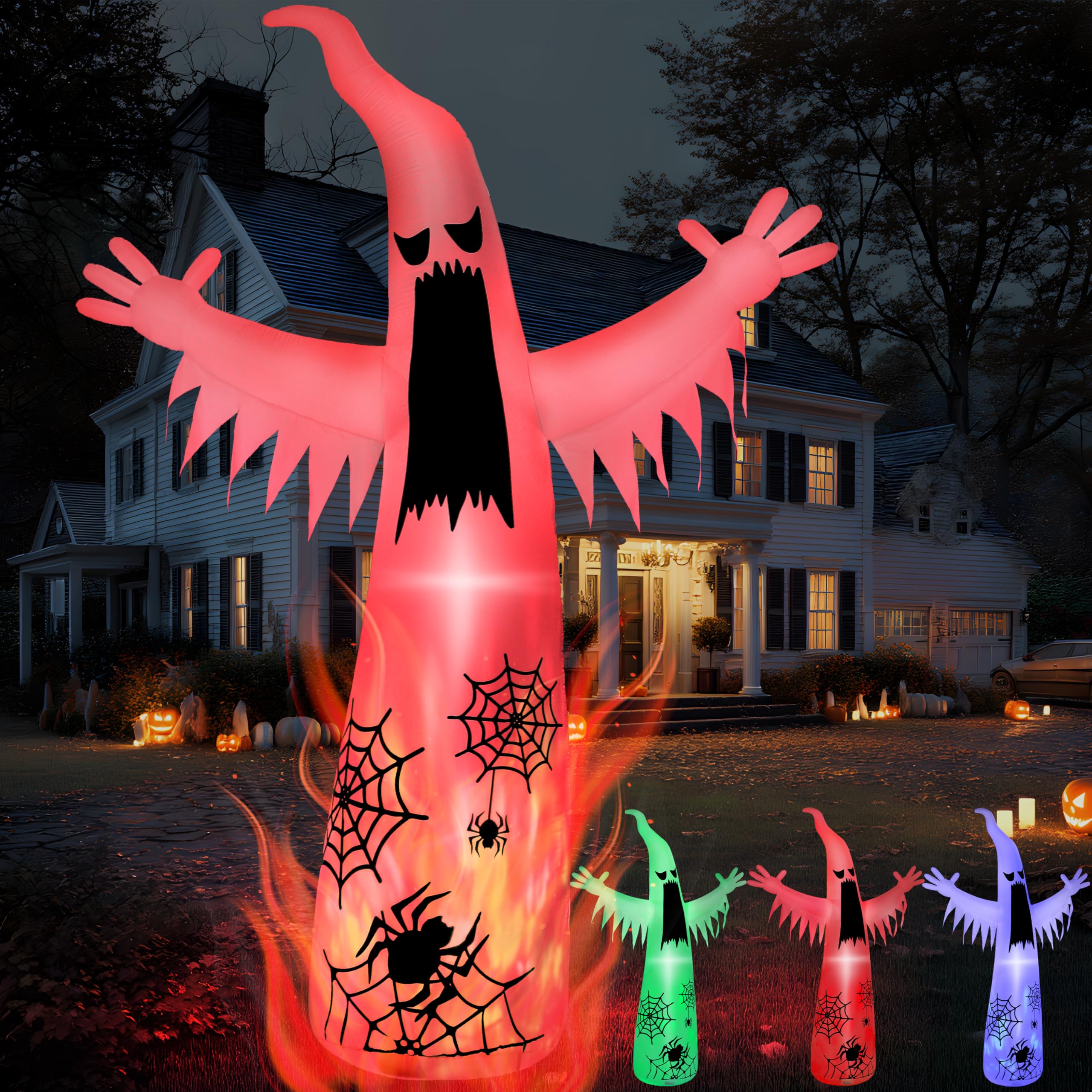 Amazon.com: Joiedomi 12 FT Halloween Inflatables Giant Ghost