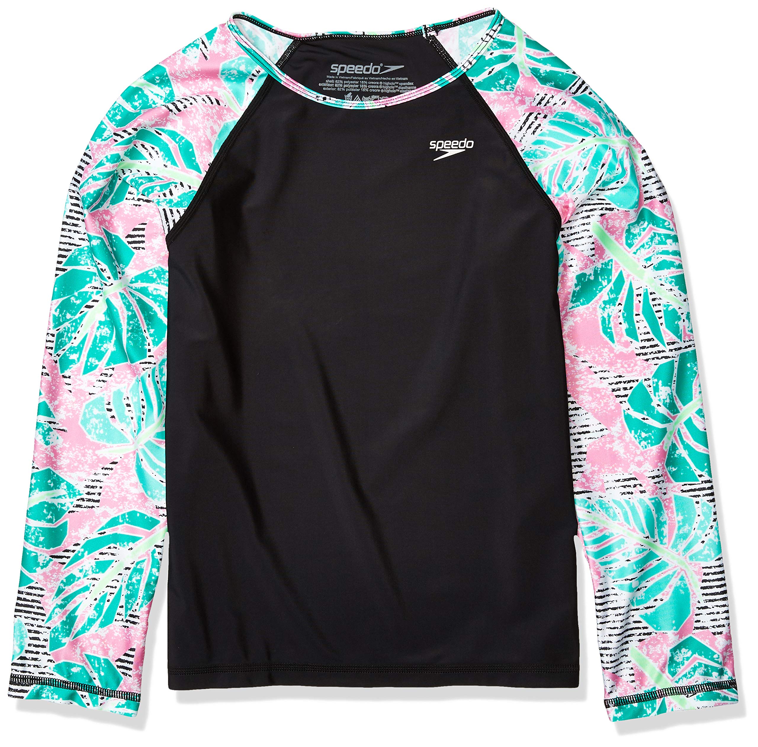 Speedo Girl's Uv Swim Shirt Long Sleeve Rashguard