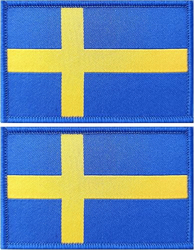 Miniatura 22 de QQSD Parche de bandera argentina Argentina - Cierre de velcro, paquete de 2