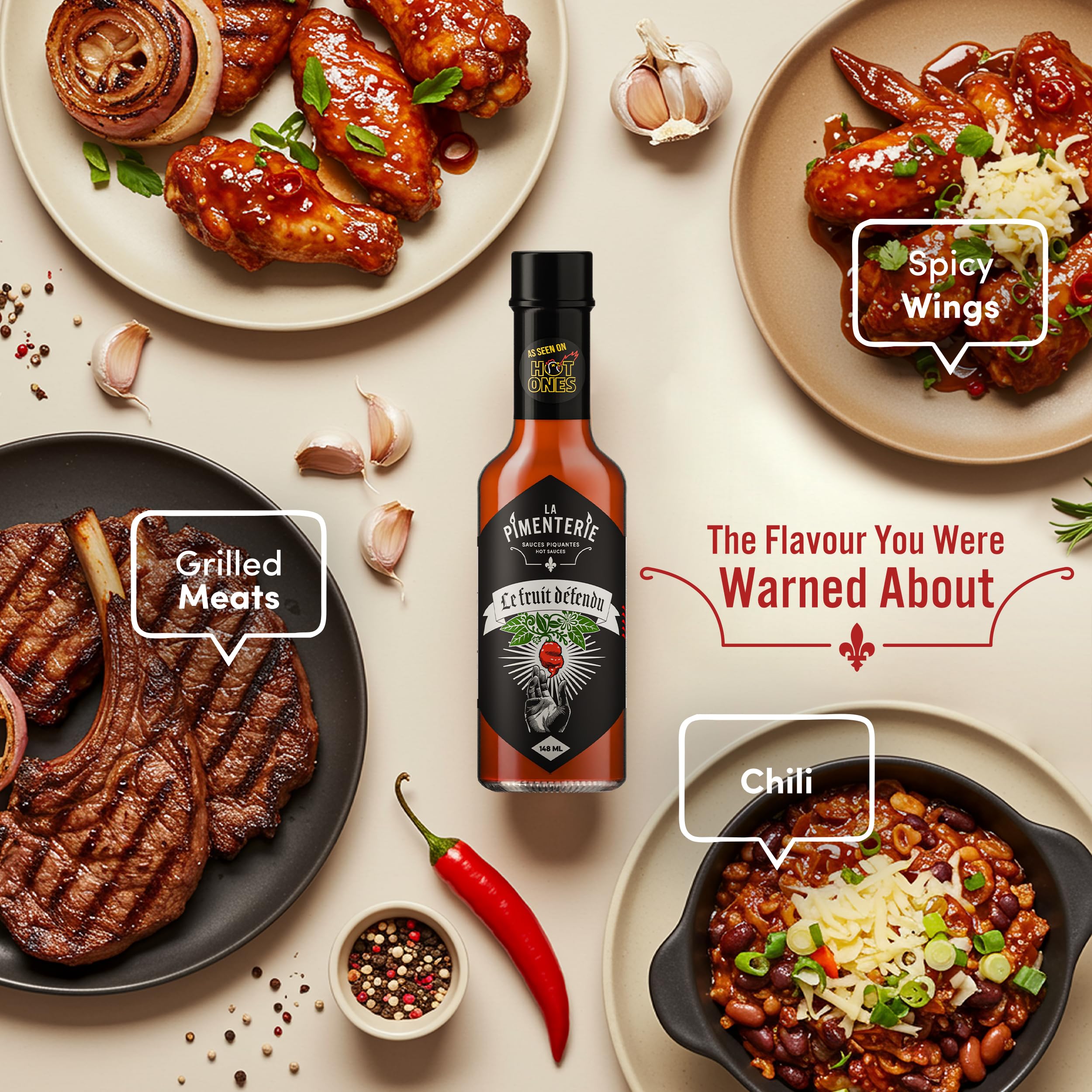 La Pimenterie Forbidden Fruit Hot Sauce, Featured on Hot Ones – Made in Canada - 4