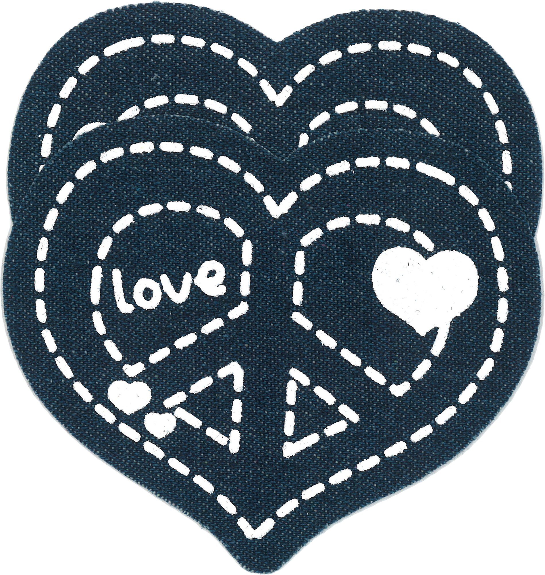 dżinsy godło PIONEER print Heart point M208-07075