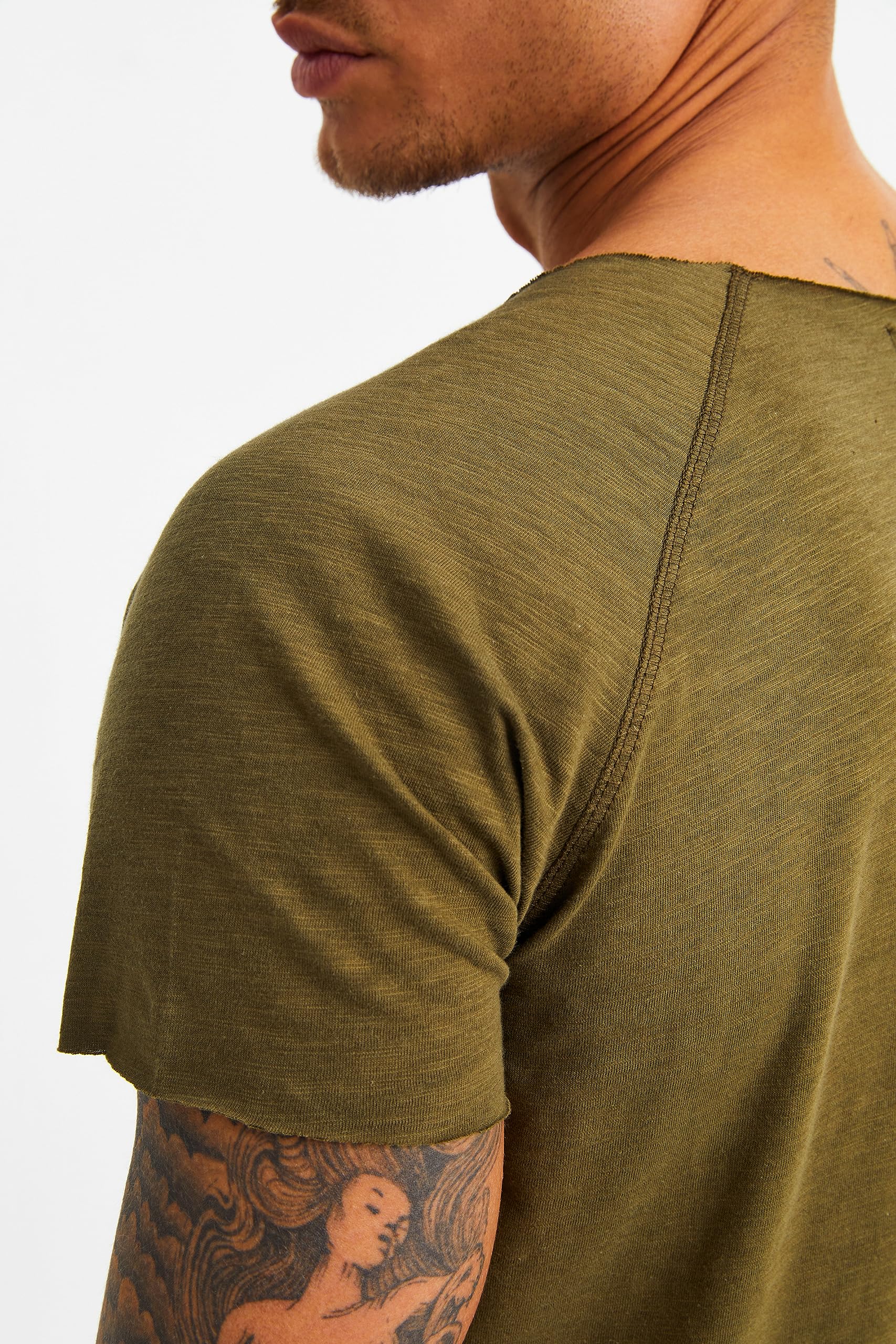 Leif Nelson T-Shirt Uomo Girocollo Collo LN-6340