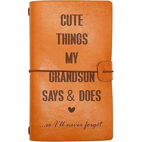 Grandpa And Grandson Memories Book Gift For Grandparents