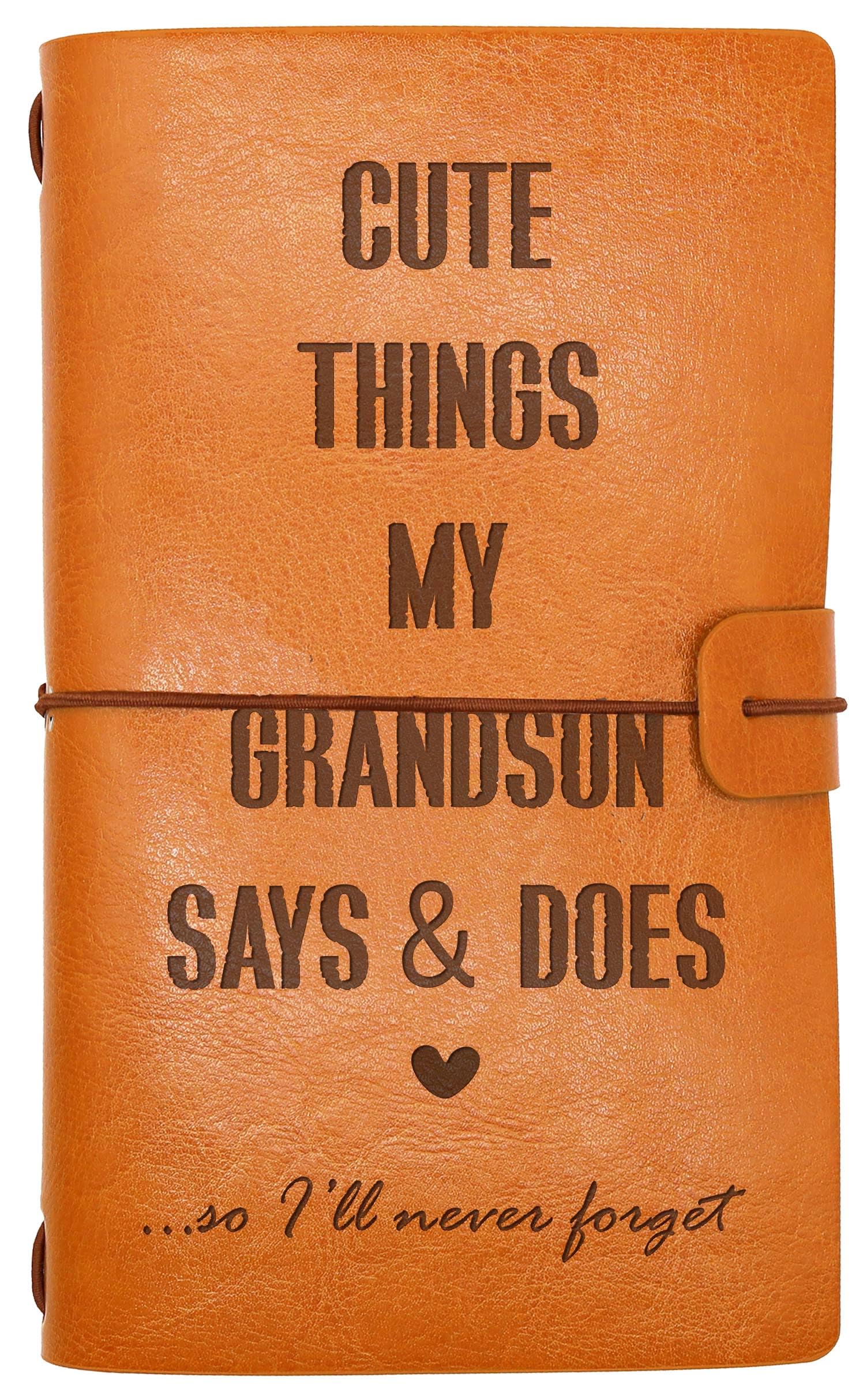 Journal souvenir pour petit-fils carnet photo de voyage et cadeau grands-parents
