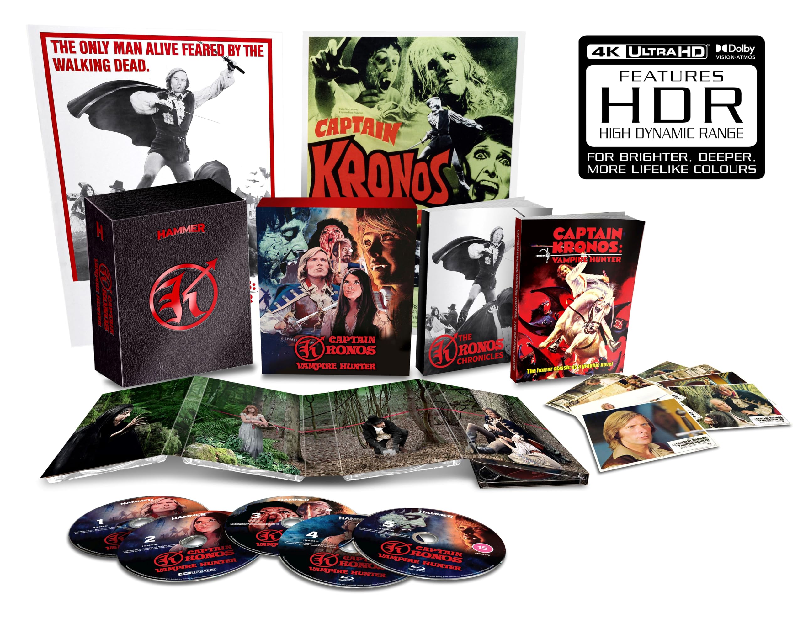 Captain Kronos: Vampire Hunter Limited 4K UHD [Region A & B & C]