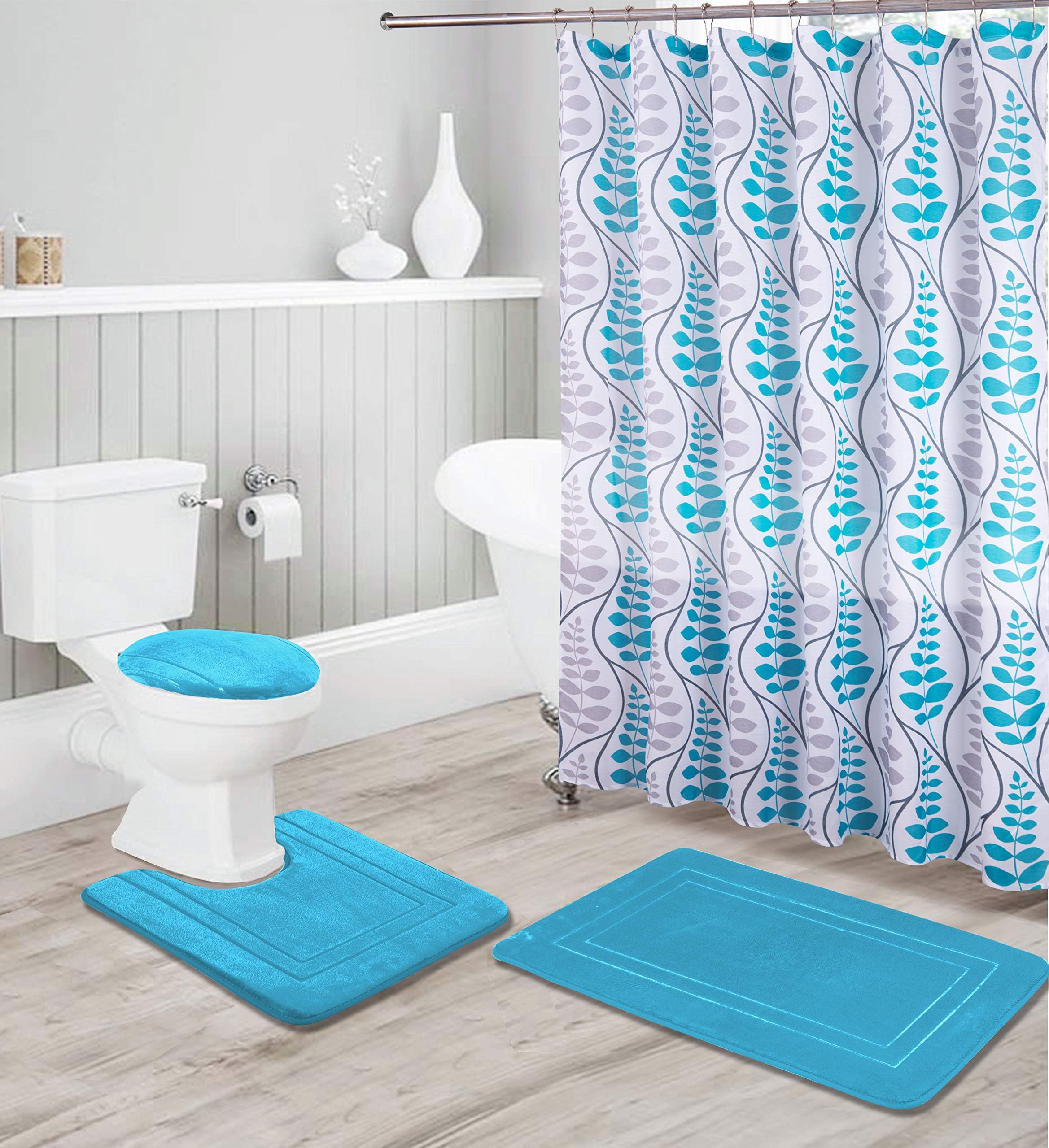 Amazon.com: Kids Zone Home Linen Bathroom Collection 16pc Bathroom ...