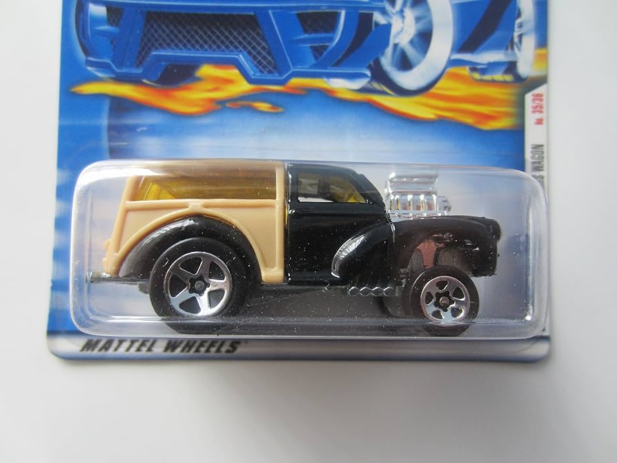 Hot Wheels 2001 First Editions 35 of 36, Morris Wagon, Race and Hot Wheels 2001 First Editions 35 of 36, Morris Wagon, Race and