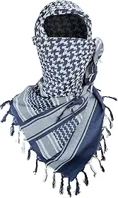 Cachecol Luxns militar tático, 100% algodão, shemagh, keffiyeh, para homens e mulheres