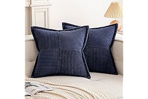 EMEMA JIAHANNHA Blue Throw Pillow Covers - Add a Touch of Cozy...