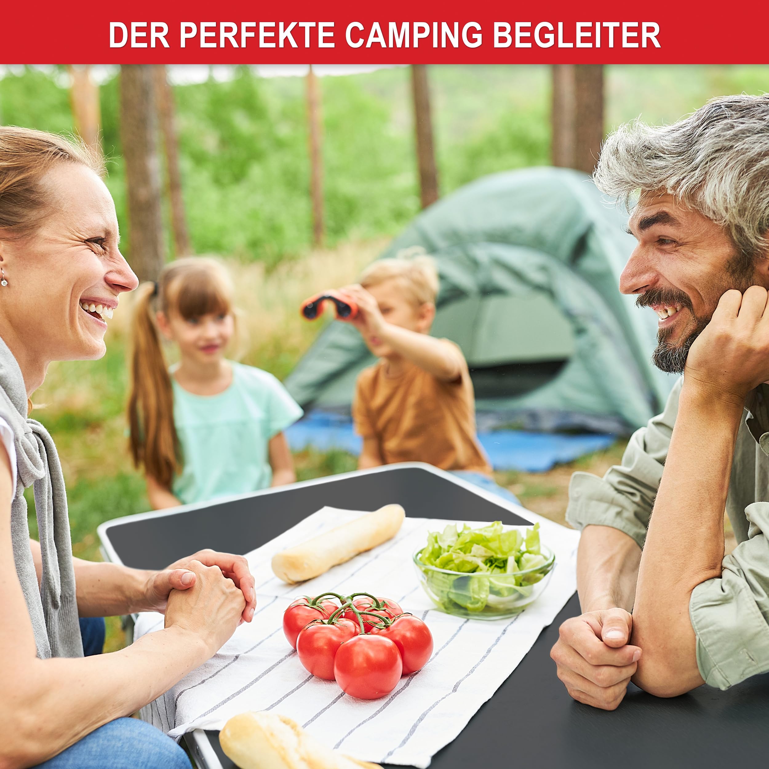 Onbest Klapptisch 3-teilig – Gartentisch klappbar für 6 Personen