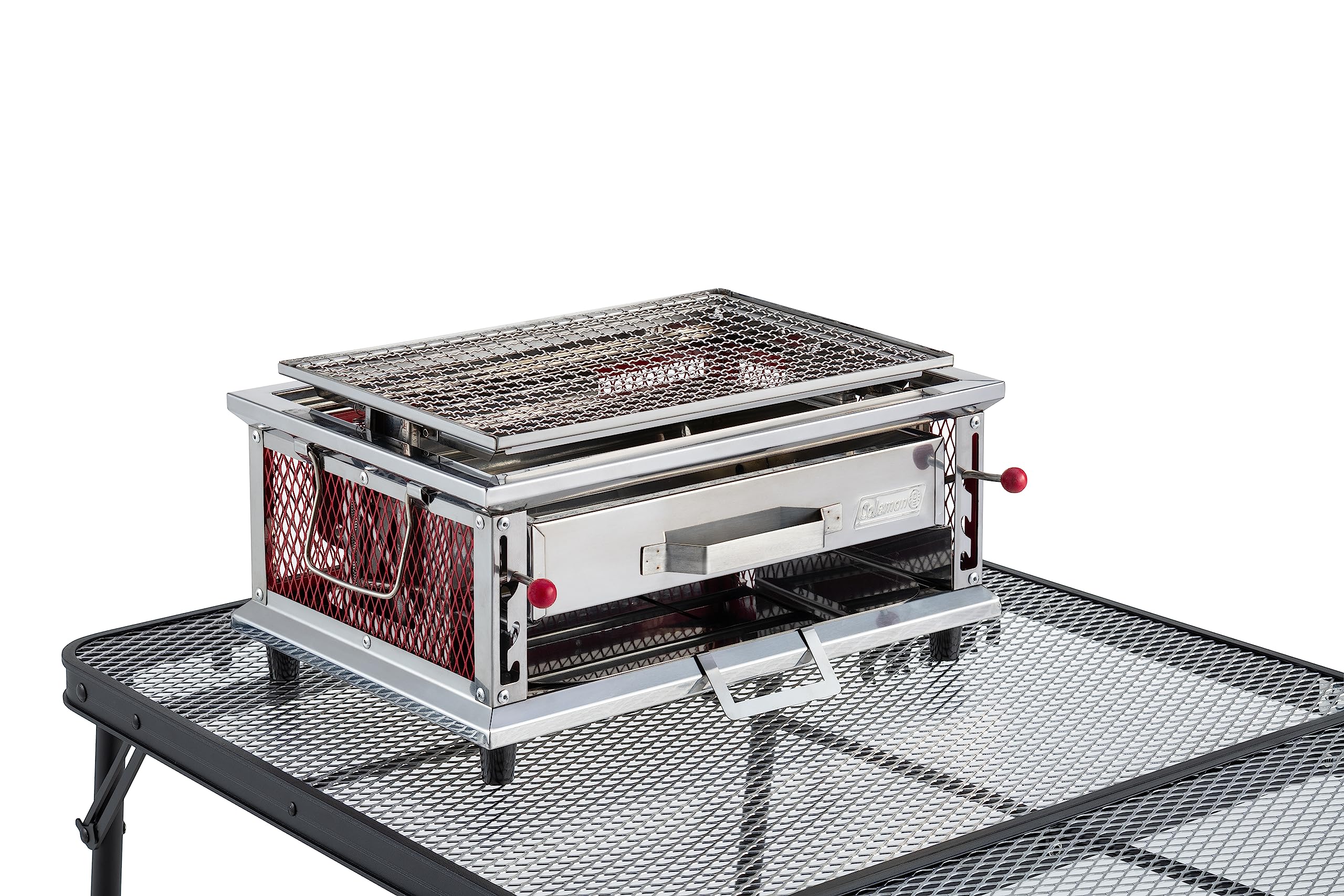 Barbecue Coleman Cool Spider Pro Inox - Pour 5/6 Personnes, Camping Extérieur