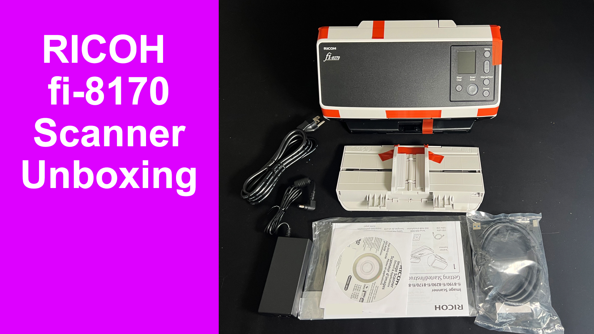 Watch RICOH fi-8170 High Speed Color Scanner | Unboxing on Amazon Live