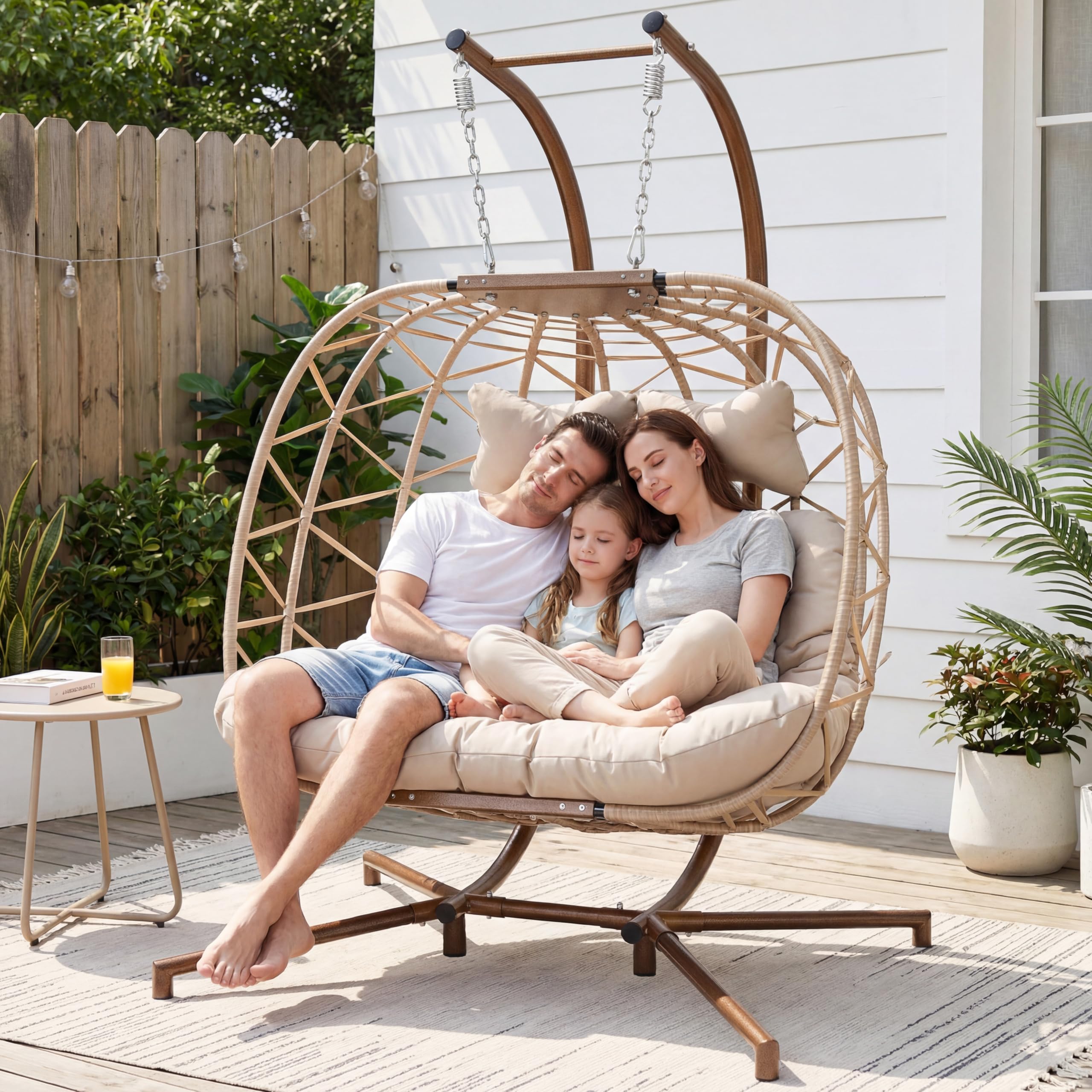 NICESOUL Double Egg Chair
