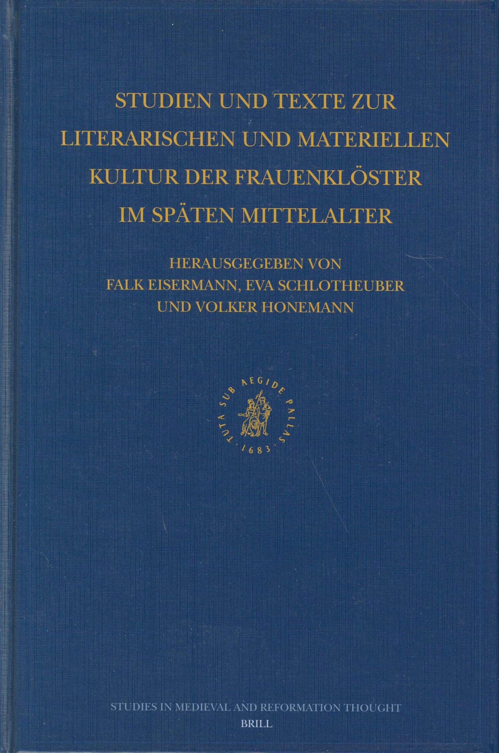 Livre sur la culture des couvents de femmes au Moyen Âge : actes du colloque de Wolfenbüttel