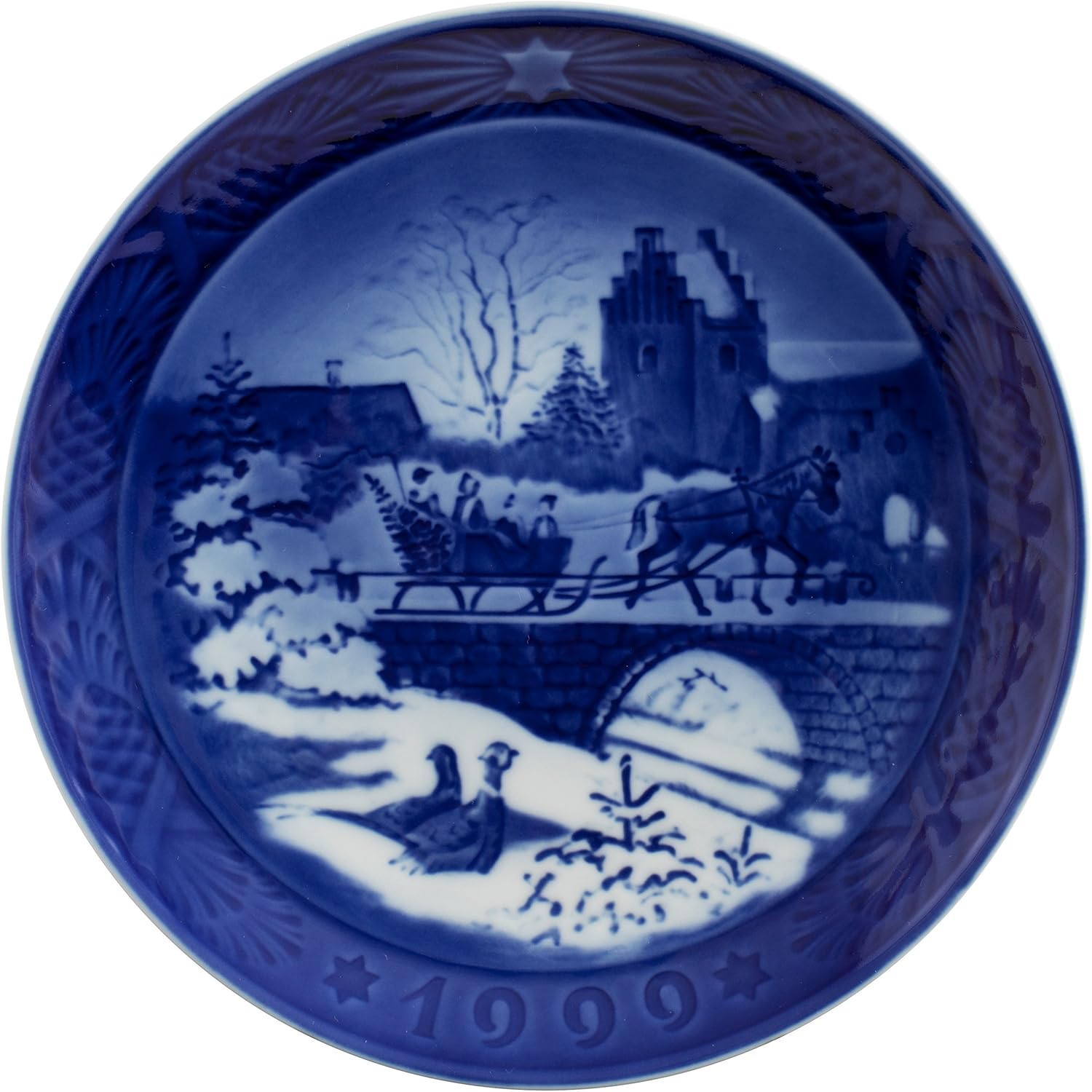 Piatto Natale Royal Copenhagen 1976 - Porcellana Prima Scelta, Originale, Condizioni Perfette - Foto 10