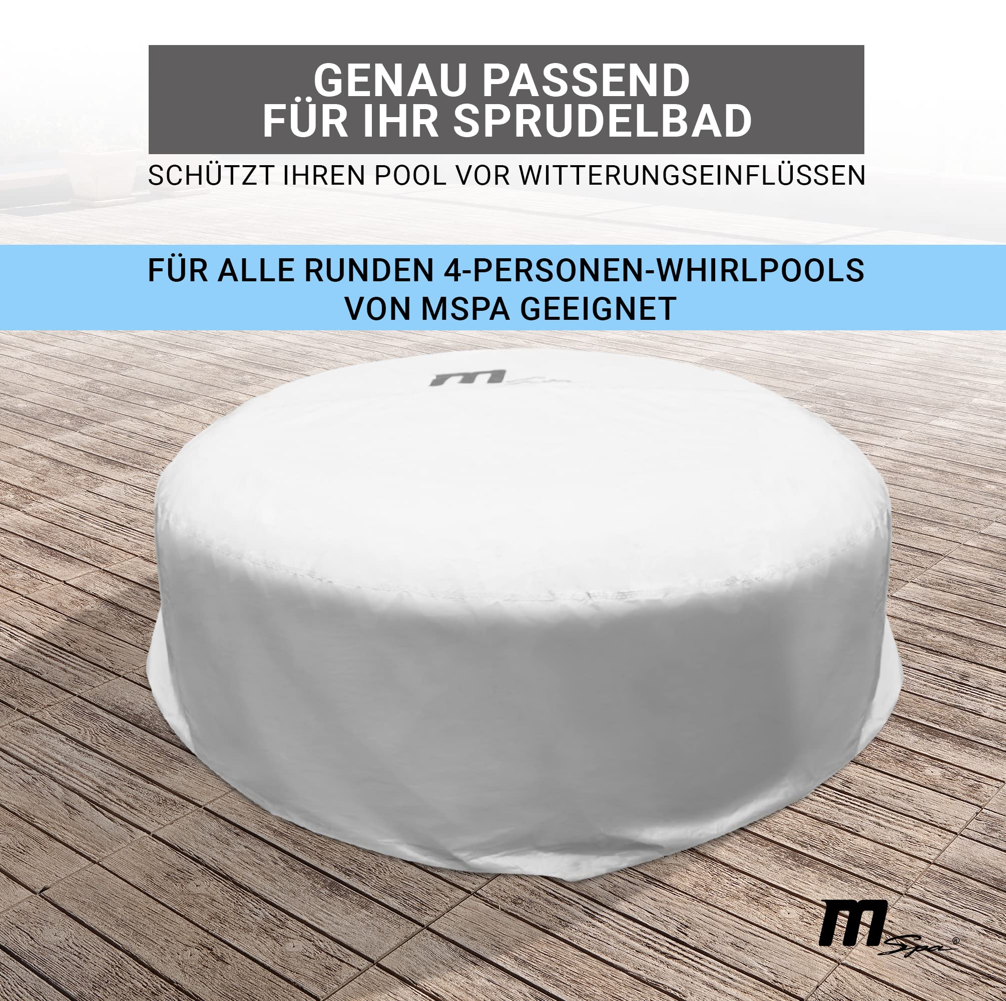 Miweba MSpa Abdeckhaube Pool B9300107 / B0302923 (190 x 190 x 70 cm)
