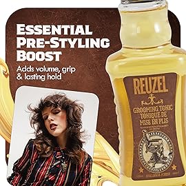 Reuzel Grooming Tonic, Hair Oil Treatment For Men, 3.38 oz