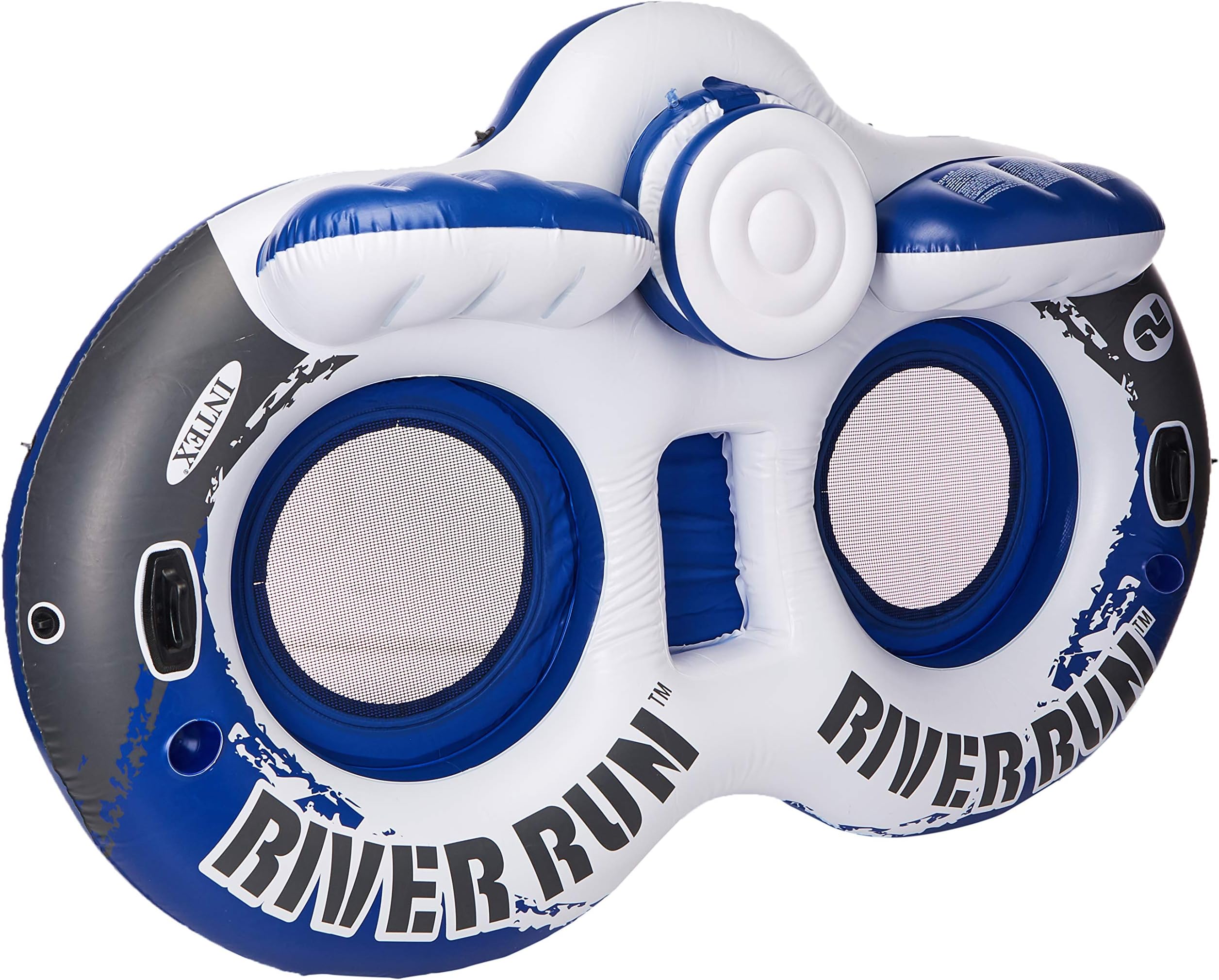Intex River Run Blue/White Plastic Inflatable Float for Two