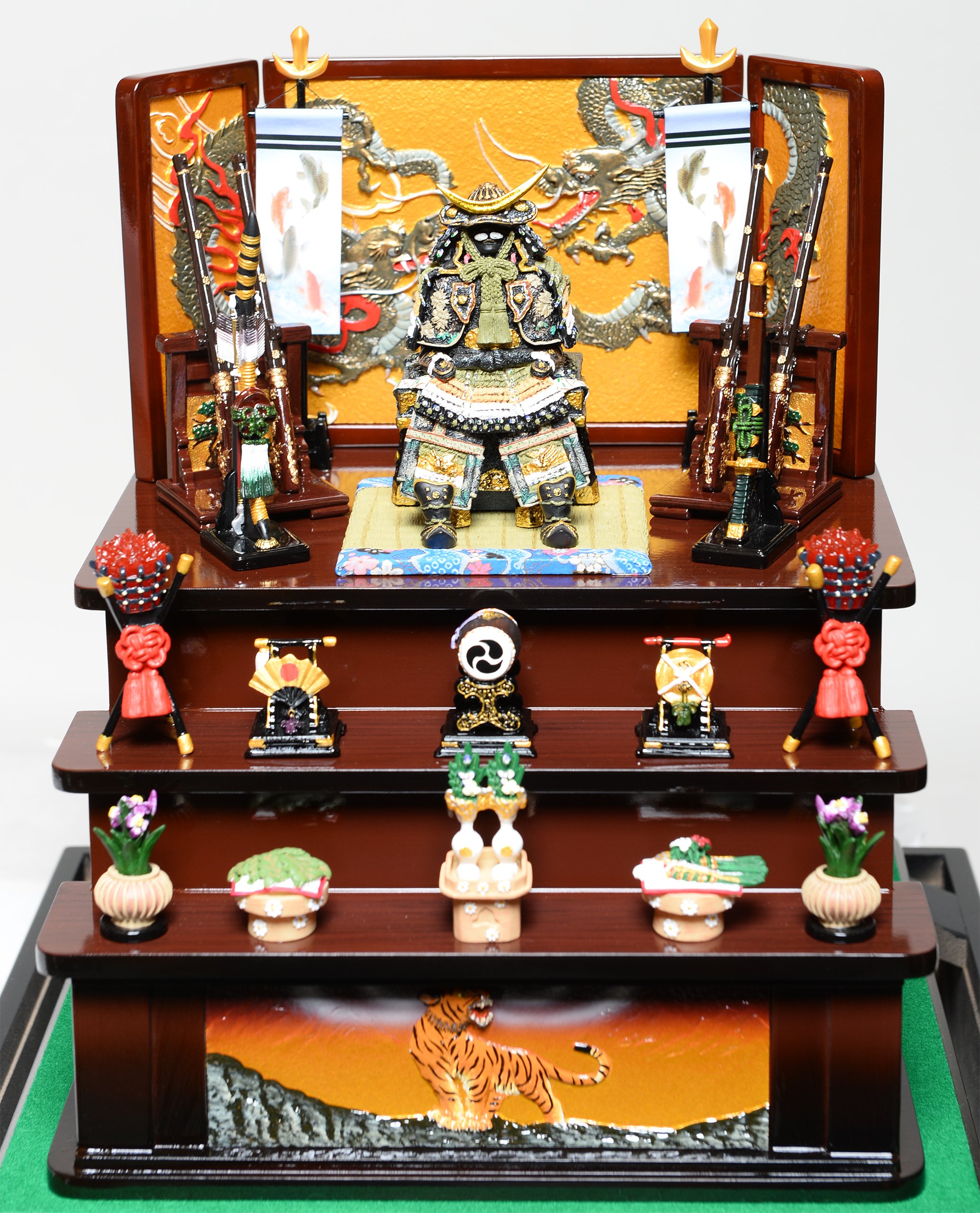 Amazon.co.jp: 【人形の伏見屋】【五月人形】【鎧ケース飾り