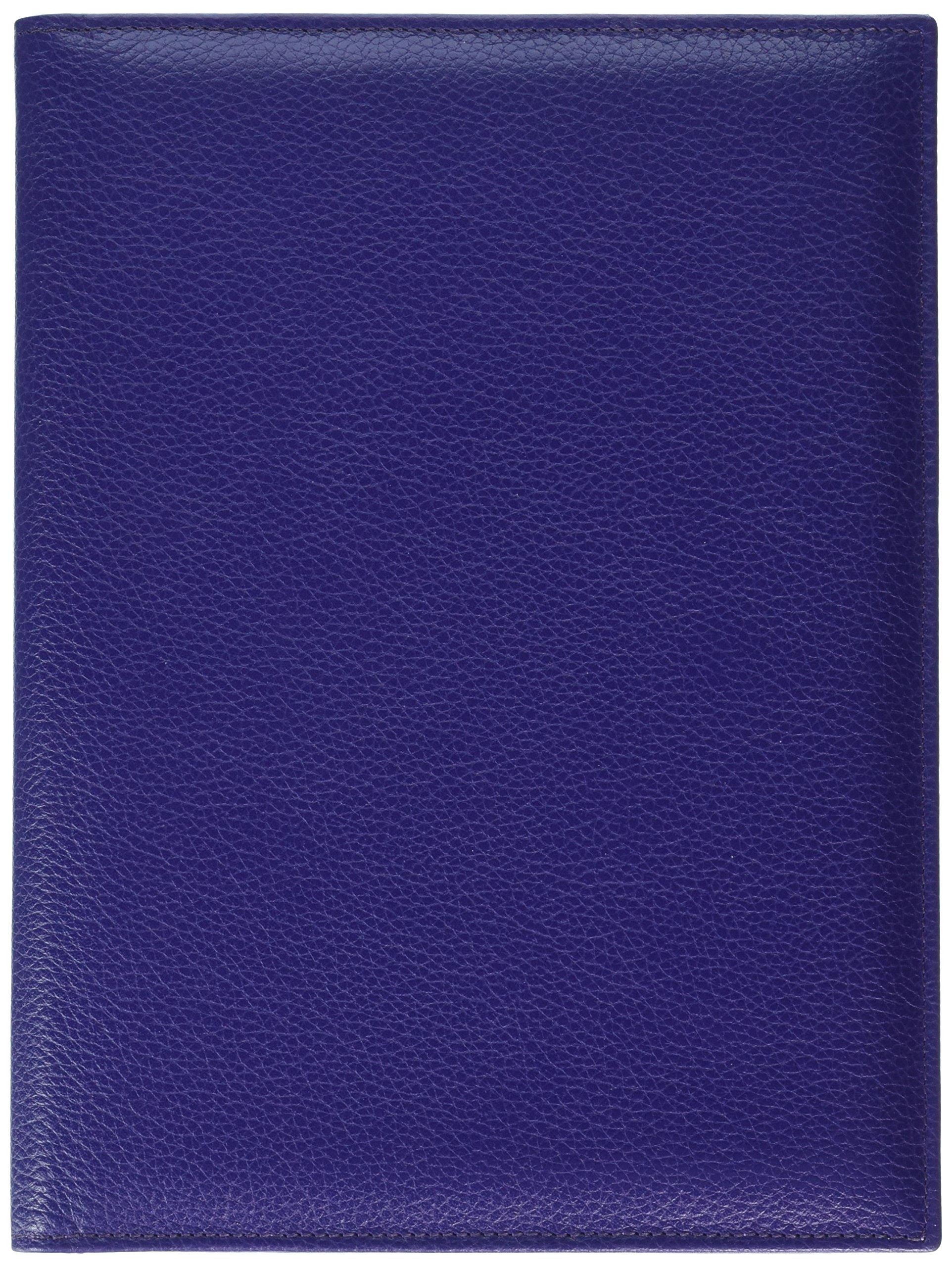 Budd LeatherBound Refillable Journal, Petite Leather, 9.25 x 6.5 x 8", Purple (US 383-13)