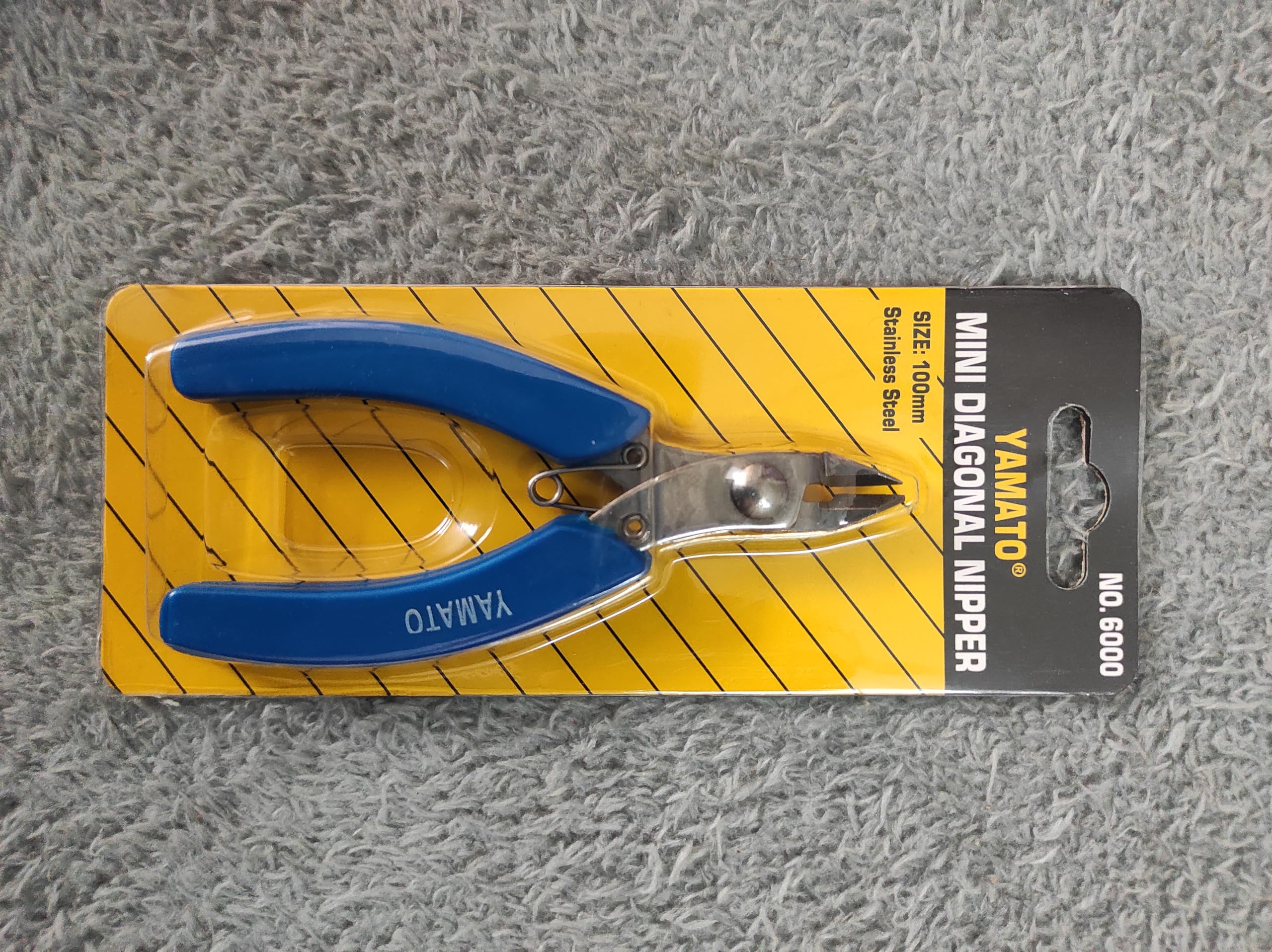 StainlessSteel Mini Diagonal Nipper Wire Cutter Plier 4" Multipurpose for Wire Cable Cutting,Jewellery Making&Repair,Electronic,WatchMaking,HobbyCraftsDIY(Pack of 1)(Yamato) — Amazon image 3