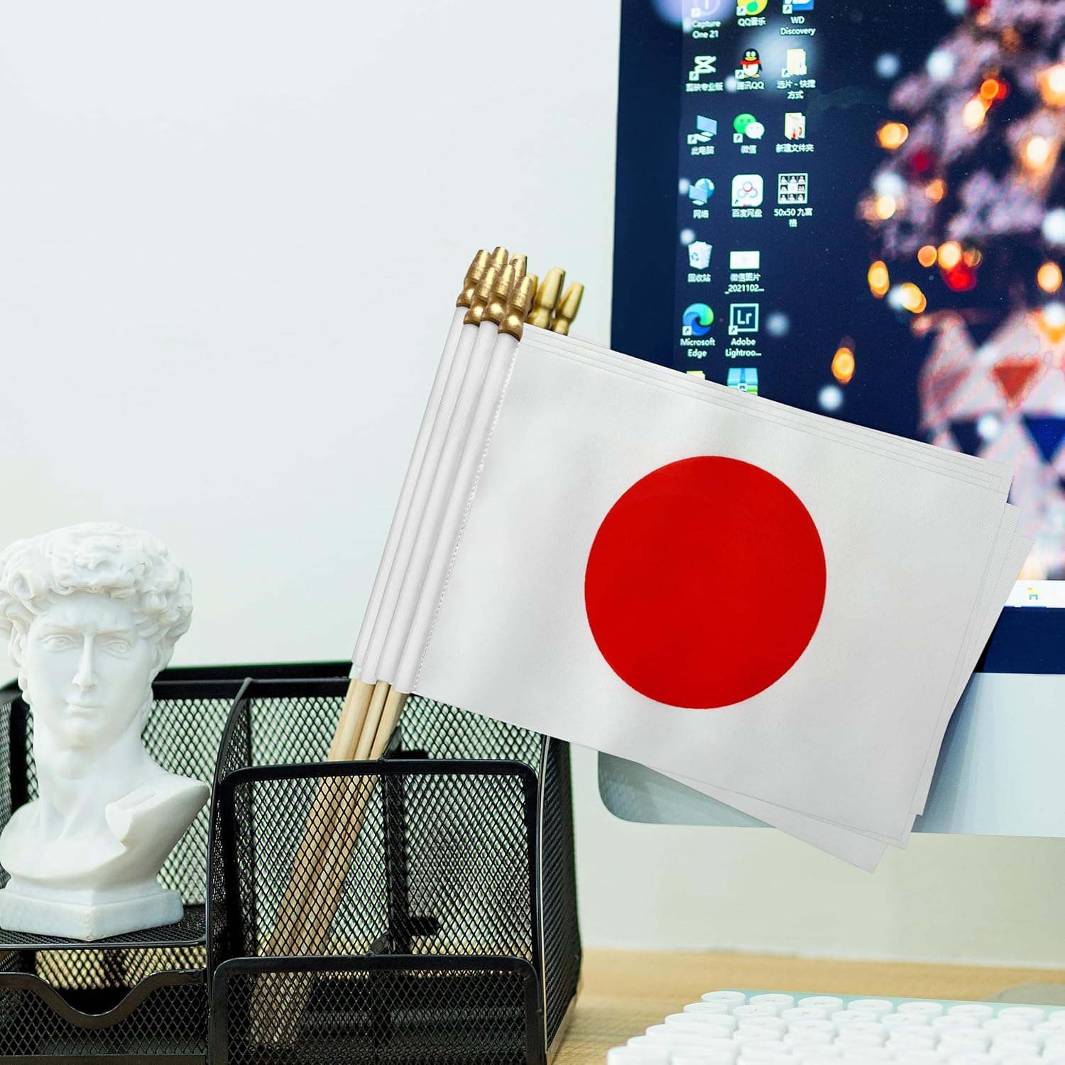 TSMD Japan Stick Flag Japanese Small Mini Hand Held Flags,5x8 Inch,12 Pack - Image 6