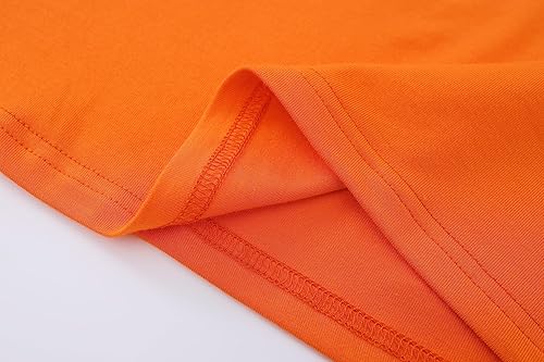 Miniatura 6 de OThread & Co. Camiseta de manga corta para mujer, cómoda, cuello cuadrado, capa elástica básica