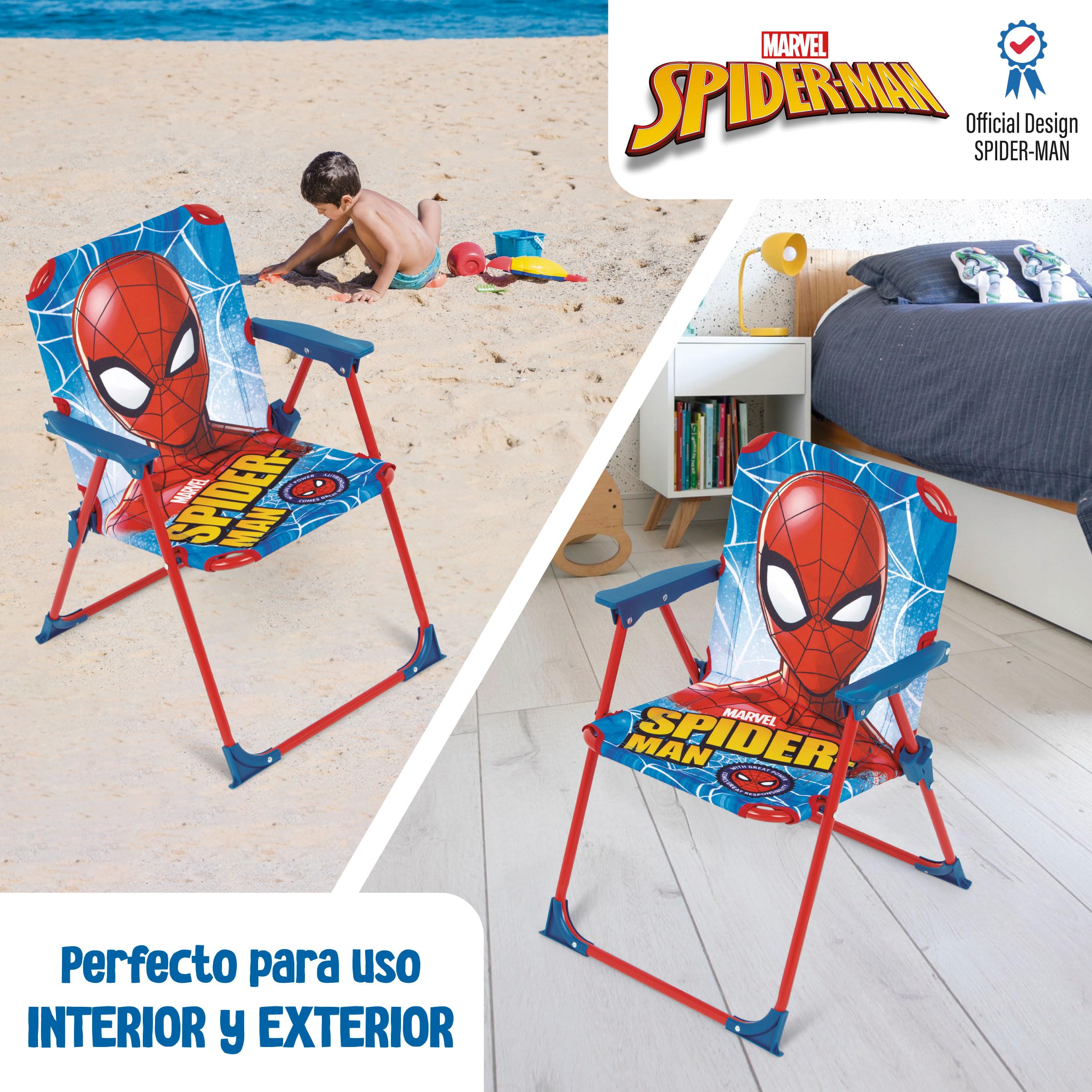 Child Garden Chair ARDITEX AV15945 Chaise Pliante Avec Accoudoirs De 38 X 32 X 53 Cm Toddler Camping Chair