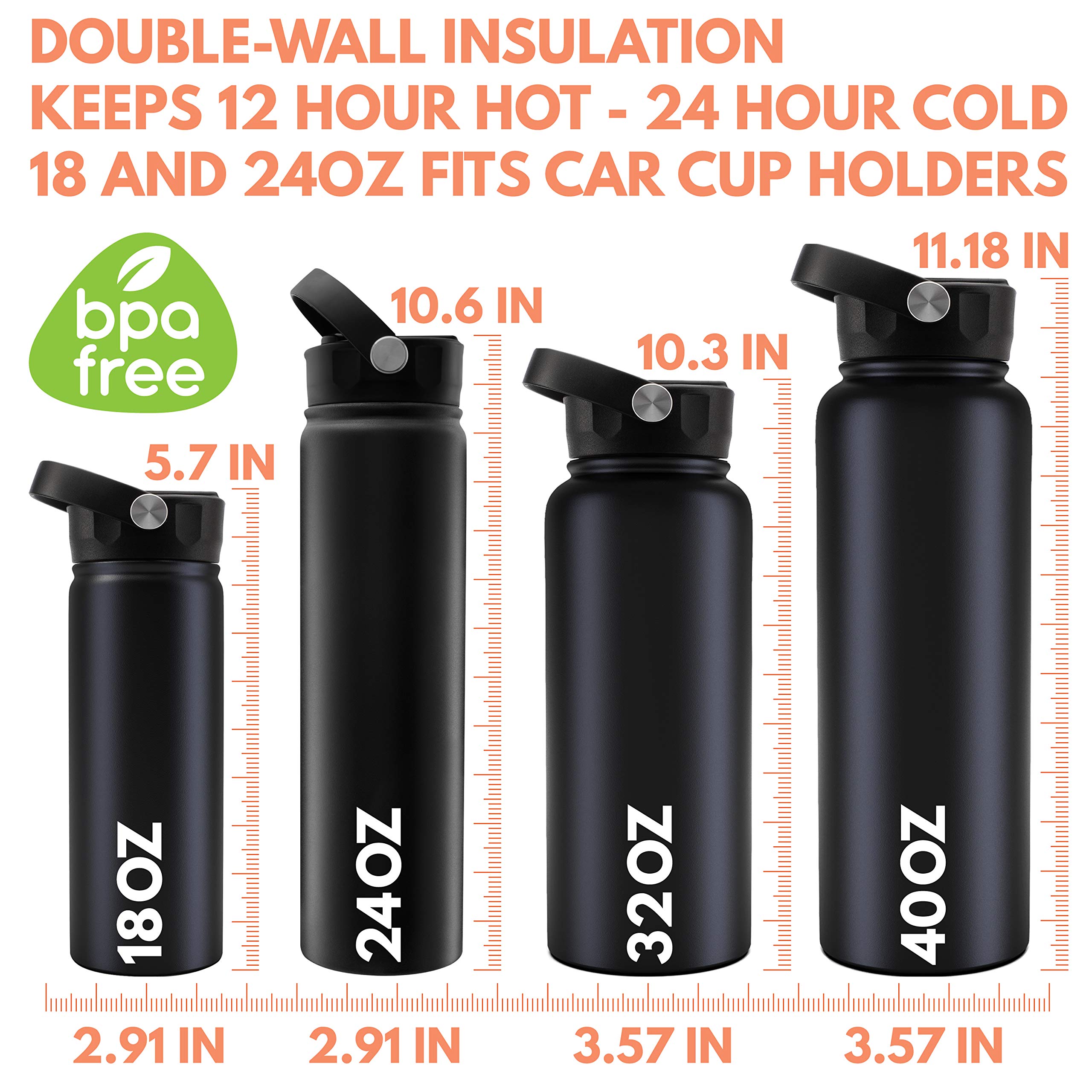 Botella Termo Agua Aislada Hermética Acero Inoxidable Popote Color Blanco